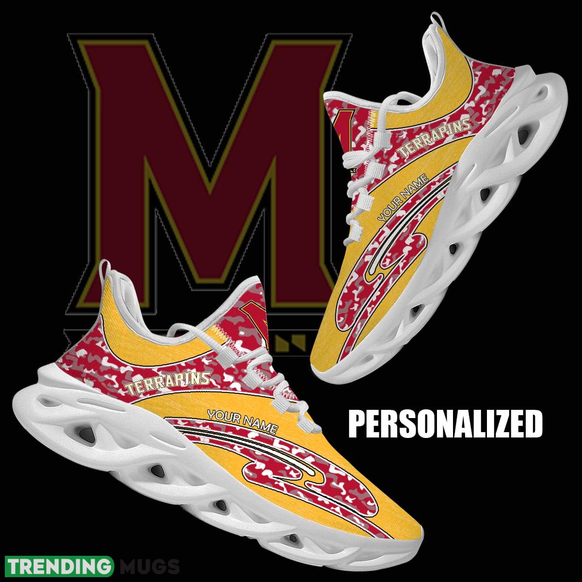 Personalized Camo Design NCAA Maryland Terrapins Max Soul Shoes Radiate Sport Sneaker - NCAA Maryland Terrapins Chunky Sneakers Camo Personalized Style 1 Personalized Camo Design NCAA Maryland Terrapins Max Soul Shoes Radiate Sport Sneaker - NCAA Maryland Terrapins Chunky Sneakers Camo Personalized Style 1