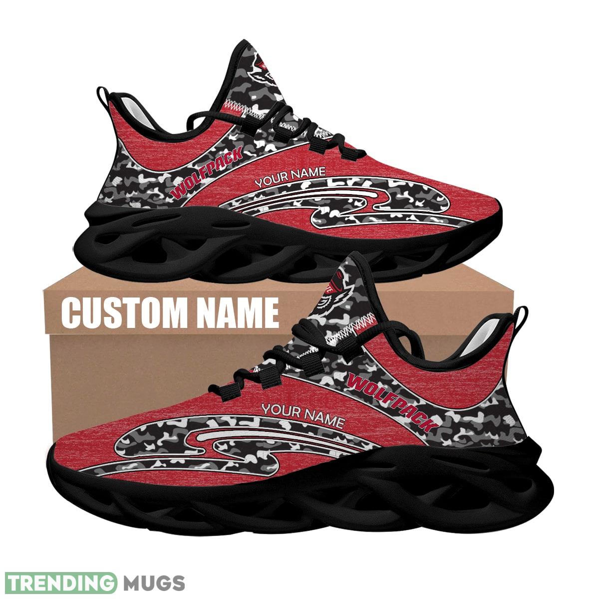 Personalized Camo Design NCAA NC State Wolfpack Max Soul Shoes Inspiration Sport Sneaker Max Soul Personalized Camo Design NCAA NC State Wolfpack Max Soul Shoes Inspiration Sport Sneaker Max Soul