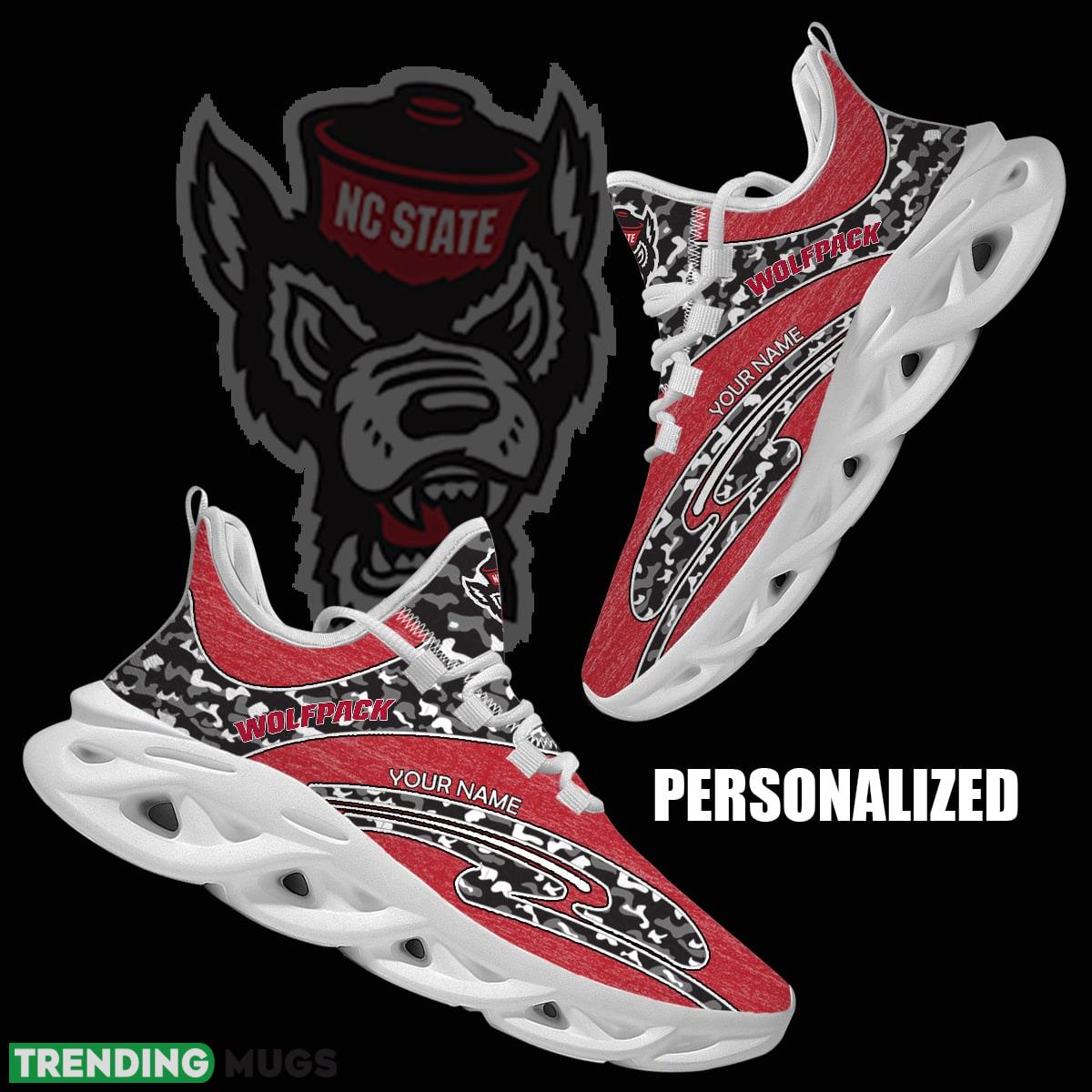Personalized Camo Design NCAA NC State Wolfpack Max Soul Shoes Inspiration Sport Sneaker - NCAA NC State Wolfpack Chunky Sneakers Camo Personalized Style 1 Personalized Camo Design NCAA NC State Wolfpack Max Soul Shoes Inspiration Sport Sneaker - NCAA NC State Wolfpack Chunky Sneakers Camo Personalized Style 1