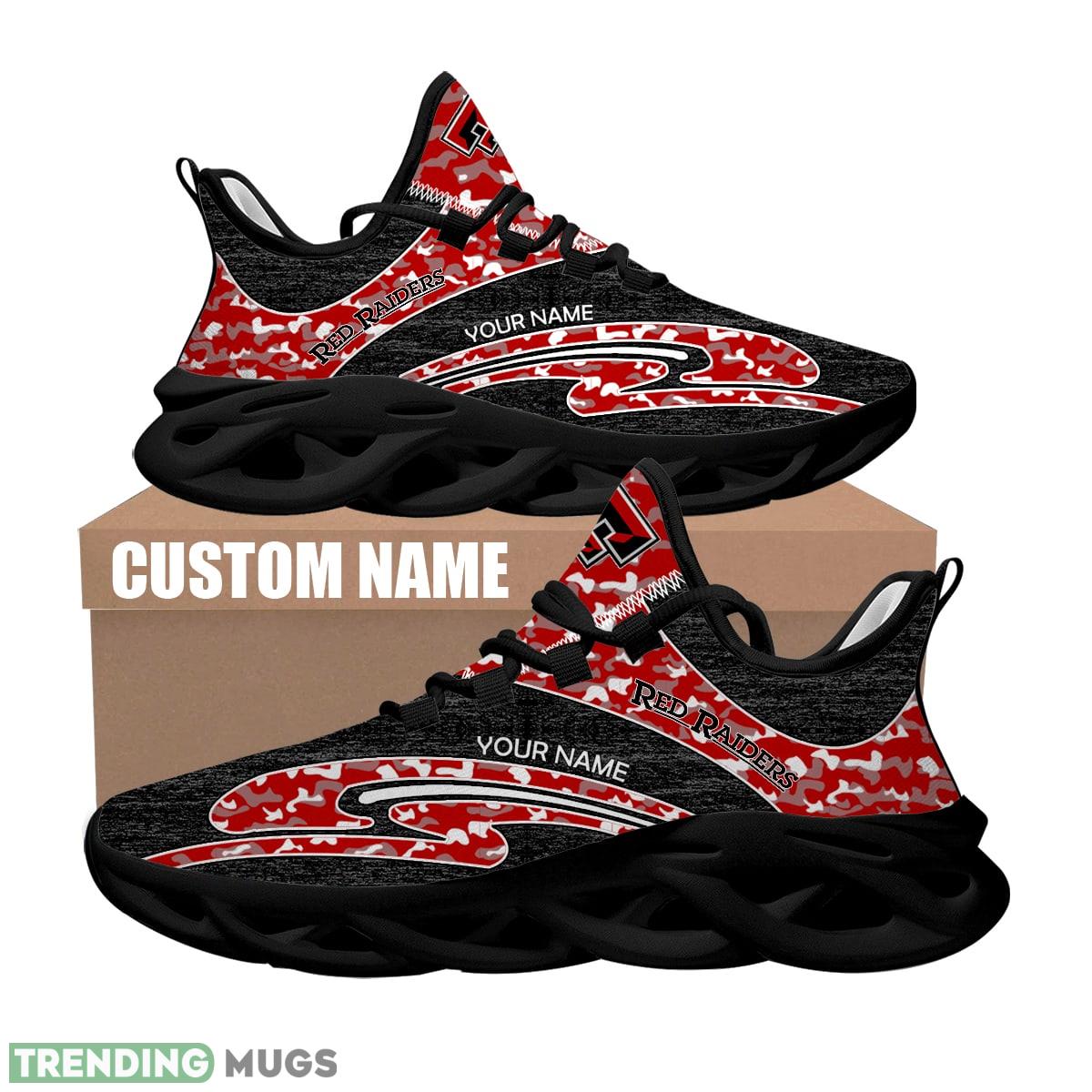 Personalized Camo Design NCAA Texas Tech Red Raiders Max Soul Shoes Runway Sport Sneaker Max Soul Personalized Camo Design NCAA Texas Tech Red Raiders Max Soul Shoes Runway Sport Sneaker Max Soul
