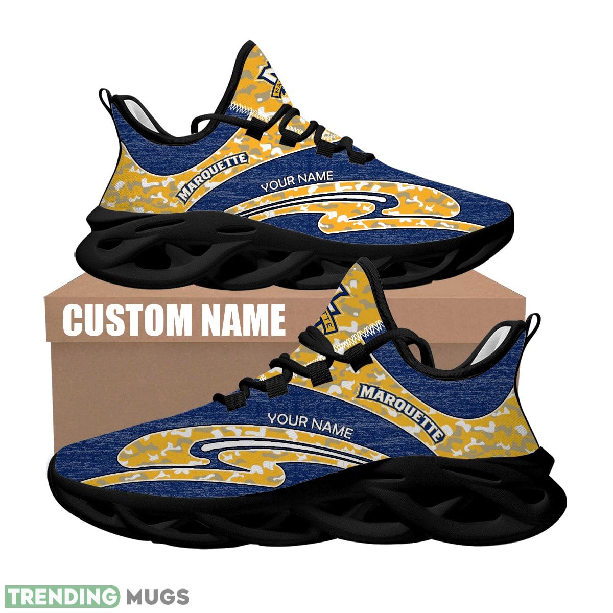 Personalized Camo Design NCAA2 marquette golden eagles Max Soul Shoes Recognizable Sport Sneaker Max Soul Personalized Camo Design NCAA2 marquette golden eagles Max Soul Shoes Recognizable Sport Sneaker Max Soul
