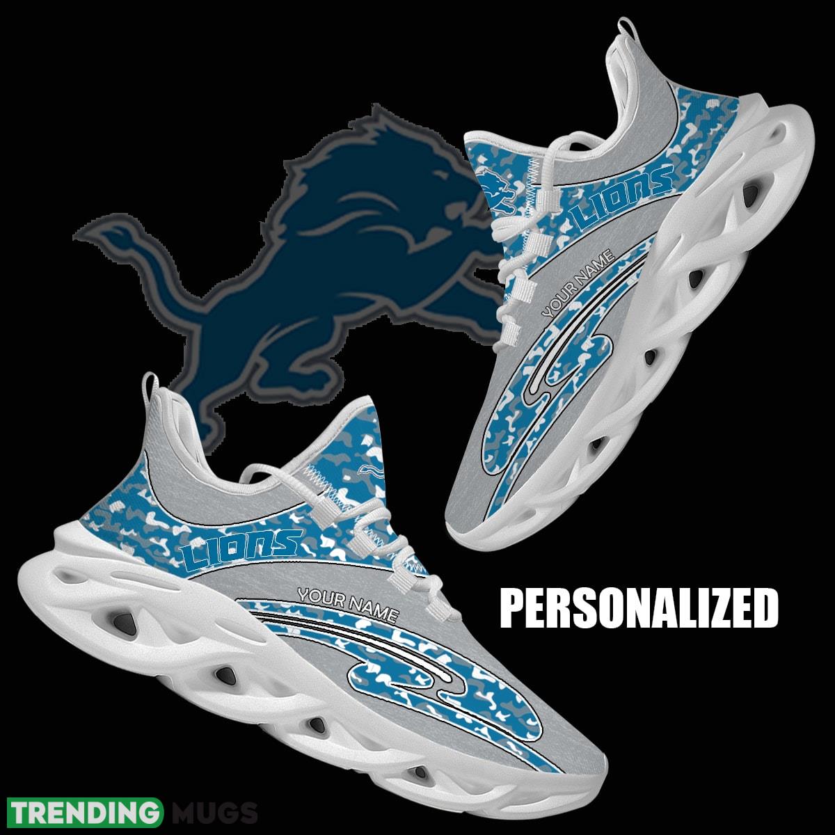 Personalized Camo Design NFL Detroit Lions Max Soul Shoes Artistry Running Sneaker - NFL Detroit Lions Chunky Sneakers Camo Personalized Style 1 Personalized Camo Design NFL Detroit Lions Max Soul Shoes Artistry Running Sneaker - NFL Detroit Lions Chunky Sneakers Camo Personalized Style 1