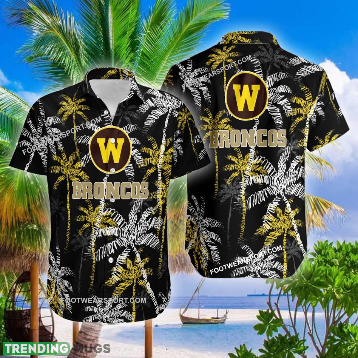 Western Michigan Broncos Hawaiian Shirt Coconut Tree Vintage All Over Print Gift Summer Hawaiian Shirt Western Michigan Broncos Hawaiian Shirt Coconut Tree Vintage All Over Print Gift Summer Hawaiian Shirt