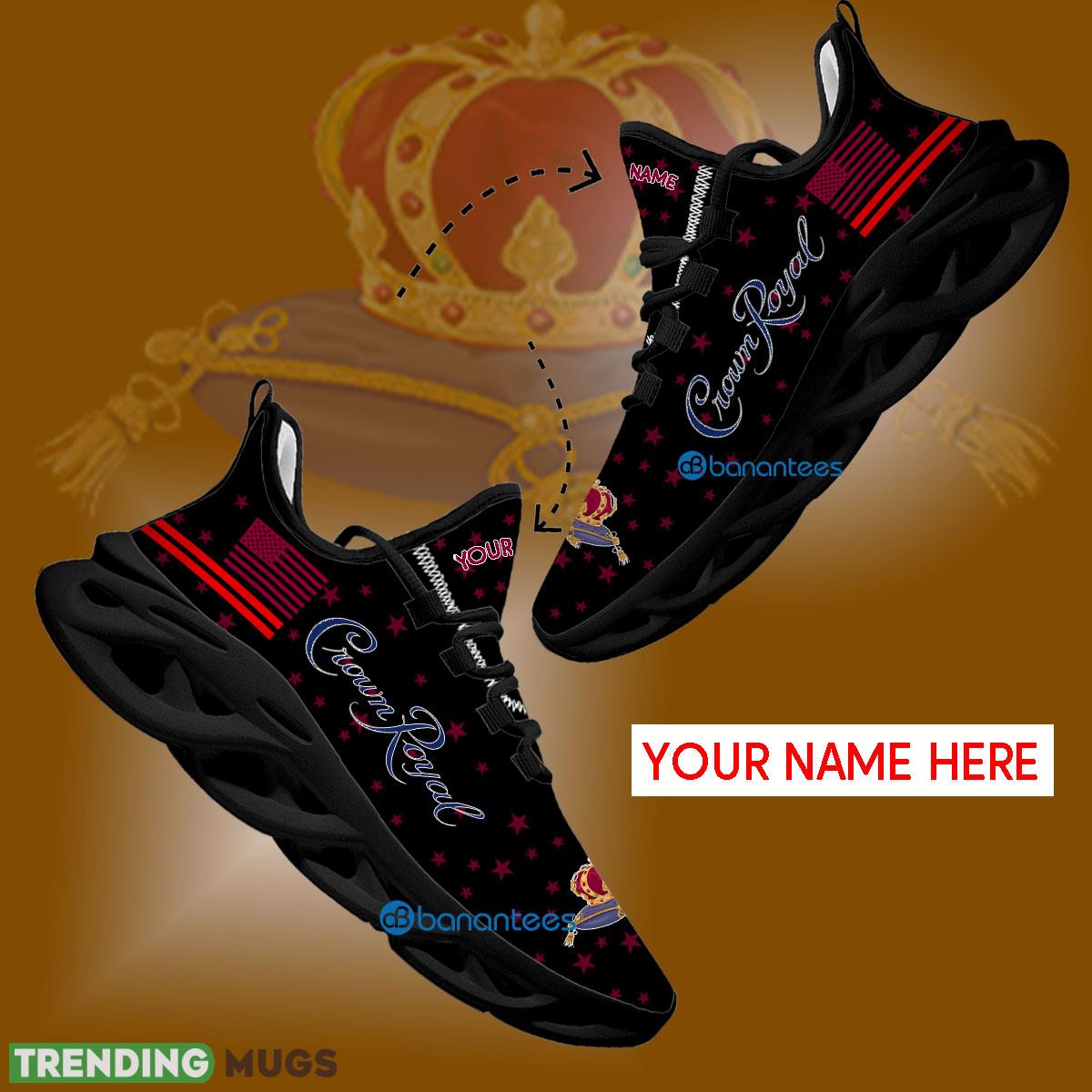 Crown Royal Chunky Sneaker Streetstyle Custom Name Gift Max Soul Shoes USA Flag Star New For Fans - Crown Royal Running Shoes New Trending Personalized Photo 1 Crown Royal Chunky Sneaker Streetstyle Custom Name Gift Max Soul Shoes USA Flag Star New For Fans - Crown Royal Running Shoes New Trending Personalized Photo 1