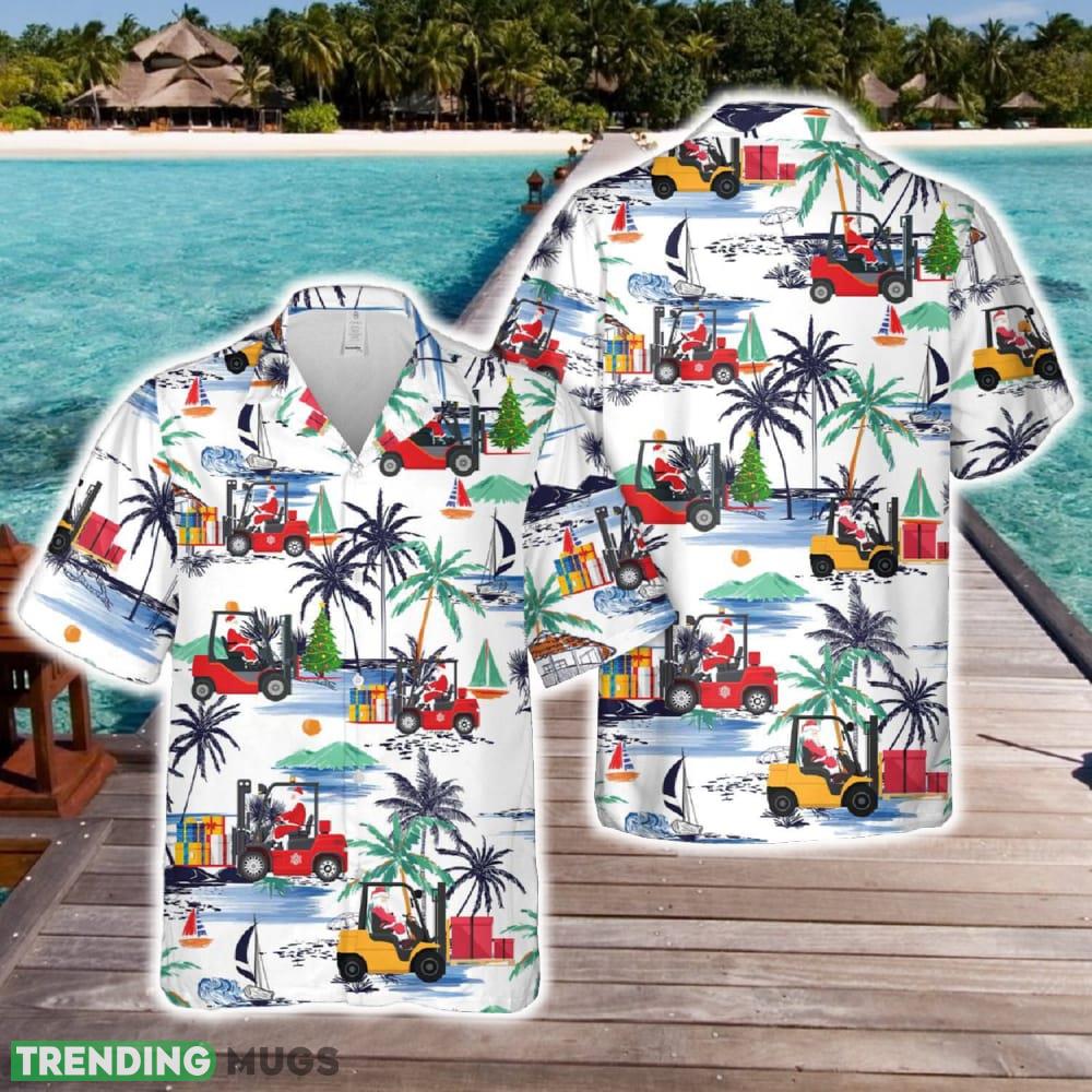 Electric Forklift Santa Hawaiian Shirt Gift For Holidays Beach - Electric Forklift Santa Hawaiian Shirt Gift For Holidays Beach Electric Forklift Santa Hawaiian Shirt Gift For Holidays Beach - Electric Forklift Santa Hawaiian Shirt Gift For Holidays Beach