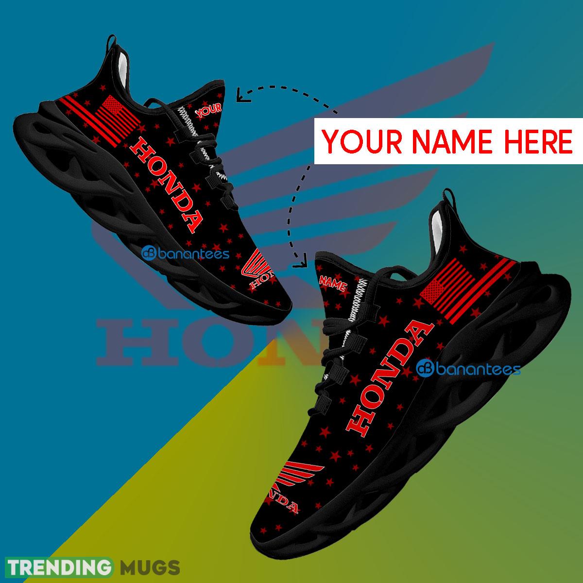 Honda Motorcycle Running Sneaker Emblematic Custom Name Gift Max Soul Shoes USA Flag Star New For Fans - Honda Motorcycle Running Shoes New Trending Personalized Photo 1 Honda Motorcycle Running Sneaker Emblematic Custom Name Gift Max Soul Shoes USA Flag Star New For Fans - Honda Motorcycle Running Shoes New Trending Personalized Photo 1