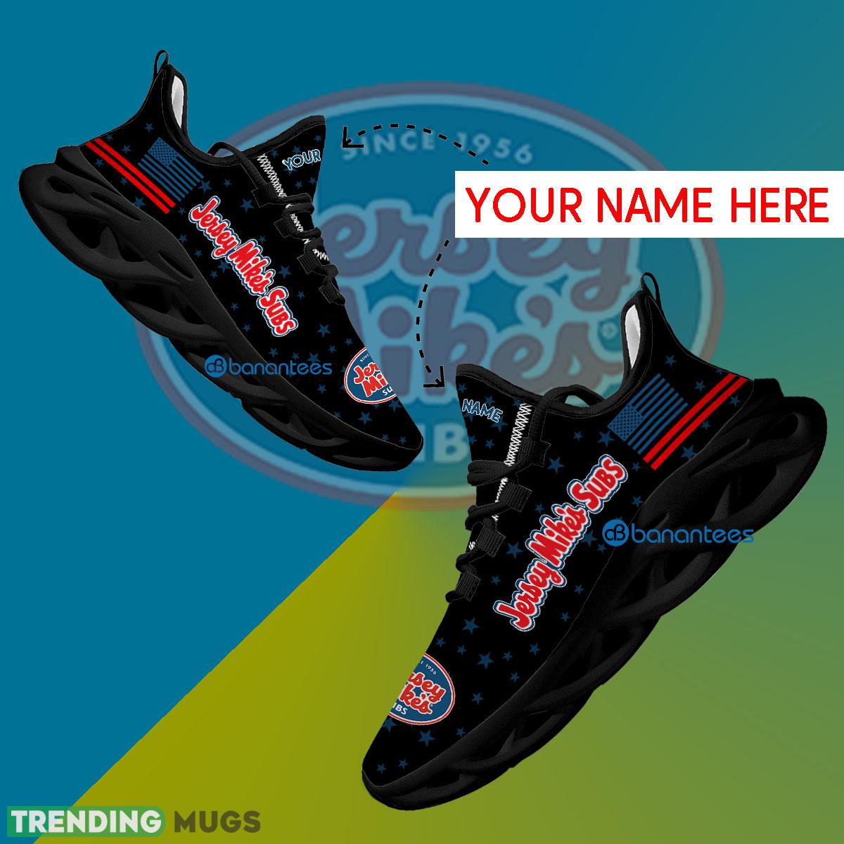 Jersey Mike's Subs Sport Sneaker Embrace Custom Name Gift Max Soul Shoes USA Flag Star New For Fans - Jersey Mike's Subs Running Shoes New Trending Personalized Photo 1 Jersey Mike's Subs Sport Sneaker Embrace Custom Name Gift Max Soul Shoes USA Flag Star New For Fans - Jersey Mike's Subs Running Shoes New Trending Personalized Photo 1