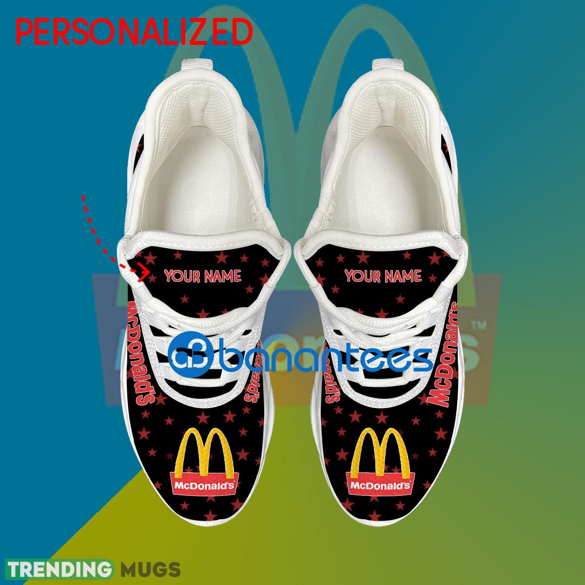 Mcdonald's Chunky Sneaker Runway Custom Name Gift Max Soul Shoes USA Flag Star New For Fans Max Soul Mcdonald's Chunky Sneaker Runway Custom Name Gift Max Soul Shoes USA Flag Star New For Fans Max Soul