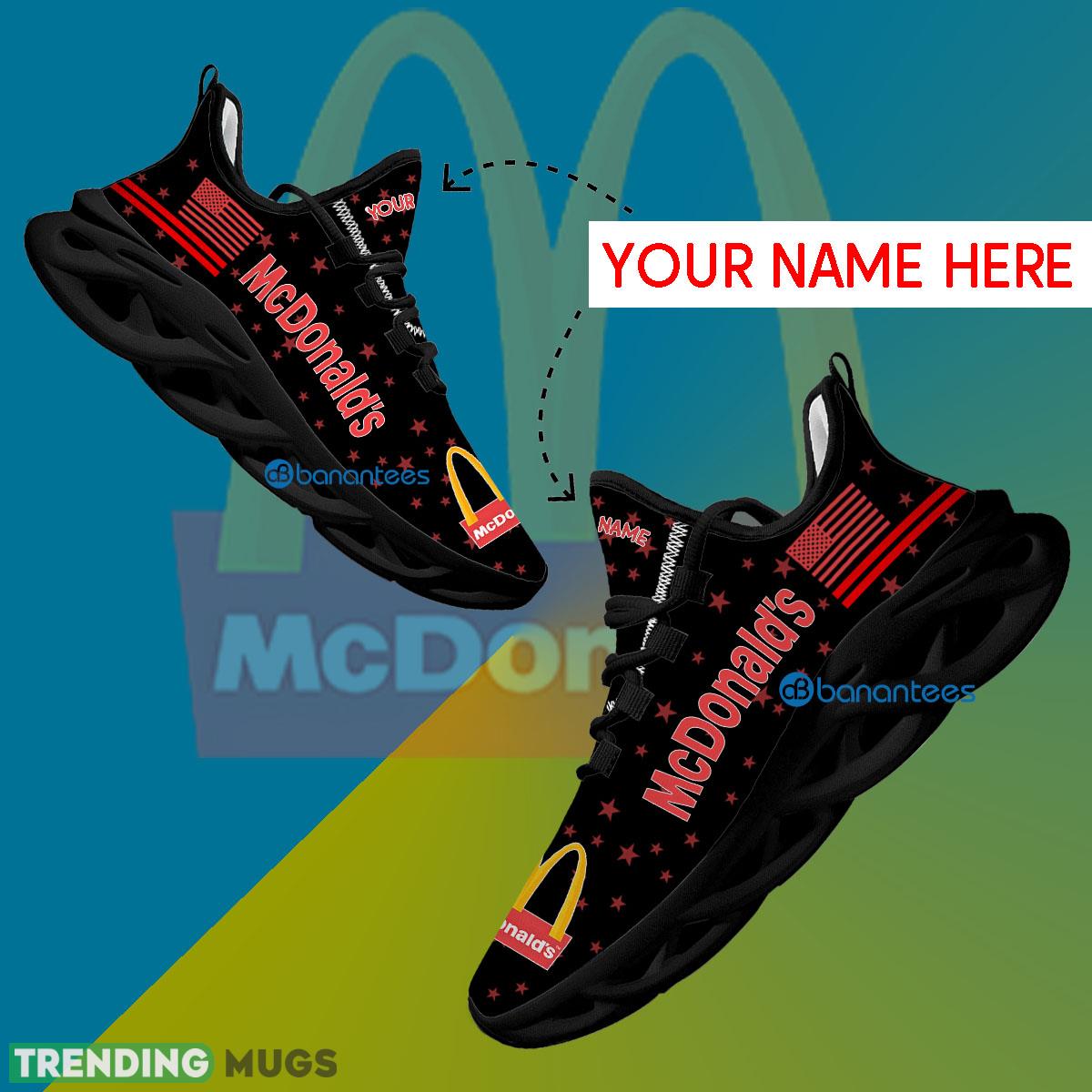 Mcdonald's Chunky Sneaker Runway Custom Name Gift Max Soul Shoes USA Flag Star New For Fans - Mcdonald's Running Shoes New Trending Personalized Photo 1 Mcdonald's Chunky Sneaker Runway Custom Name Gift Max Soul Shoes USA Flag Star New For Fans - Mcdonald's Running Shoes New Trending Personalized Photo 1