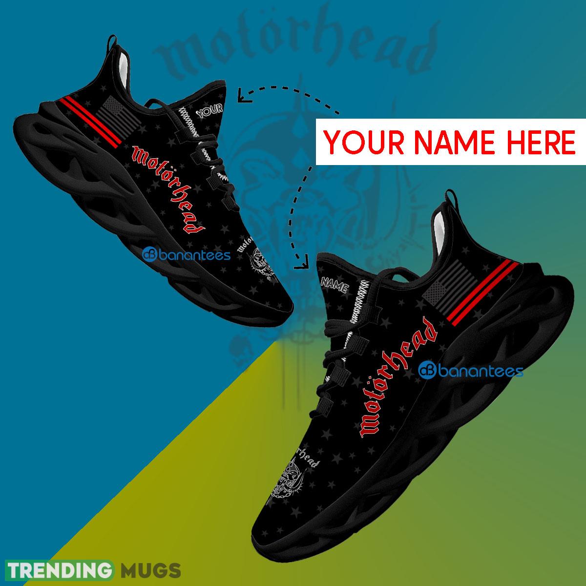 Motorhead Band Running Sneaker Badge Custom Name Gift Max Soul Shoes USA Flag Star New For Fans - Motorhead Band Running Shoes New Trending Personalized Photo 1 Motorhead Band Running Sneaker Badge Custom Name Gift Max Soul Shoes USA Flag Star New For Fans - Motorhead Band Running Shoes New Trending Personalized Photo 1