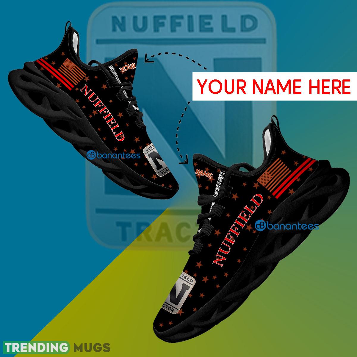 Nuffield Tractor Sport Sneaker Iconography Custom Name Gift Max Soul Shoes USA Flag Star New For Fans - Nuffield Tractor Running Shoes New Trending Personalized Photo 1 Nuffield Tractor Sport Sneaker Iconography Custom Name Gift Max Soul Shoes USA Flag Star New For Fans - Nuffield Tractor Running Shoes New Trending Personalized Photo 1