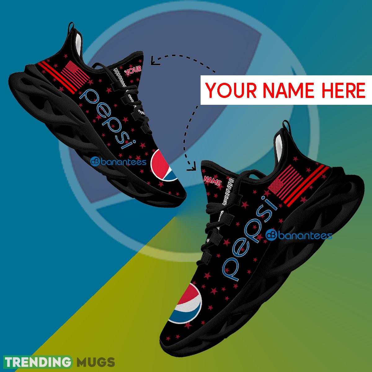 Pepsi Sport Sneaker Panache Custom Name Gift Max Soul Shoes USA Flag Star New For Fans - Pepsi Running Shoes New Trending Personalized Photo 1 Pepsi Sport Sneaker Panache Custom Name Gift Max Soul Shoes USA Flag Star New For Fans - Pepsi Running Shoes New Trending Personalized Photo 1