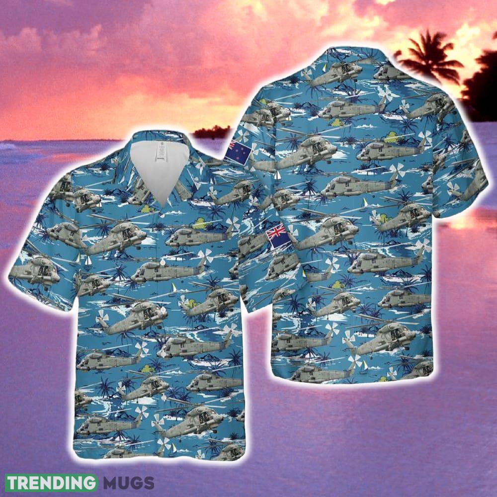 Royal New Zealand Navy SH 2G(I) Seasprite Helicopter Hawaiian Shirt Tropical Summer - Royal New Zealand Navy SH 2G(I) Seasprite Helicopter Hawaiian Shirt Tropical Summer