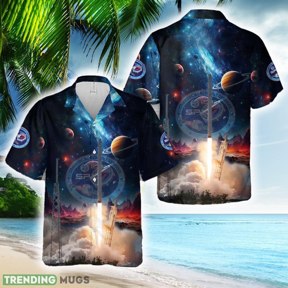 SpaceX CRS-7 Hawaiian Shirt - SpaceX CRS-7 Hawaiian Shirt