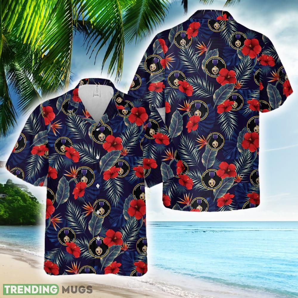 US Army Purple Heart Recipient Hawaiian Shirt - US Army Purple Heart Recipient Hawaiian Shirt US Army Purple Heart Recipient Hawaiian Shirt - US Army Purple Heart Recipient Hawaiian Shirt