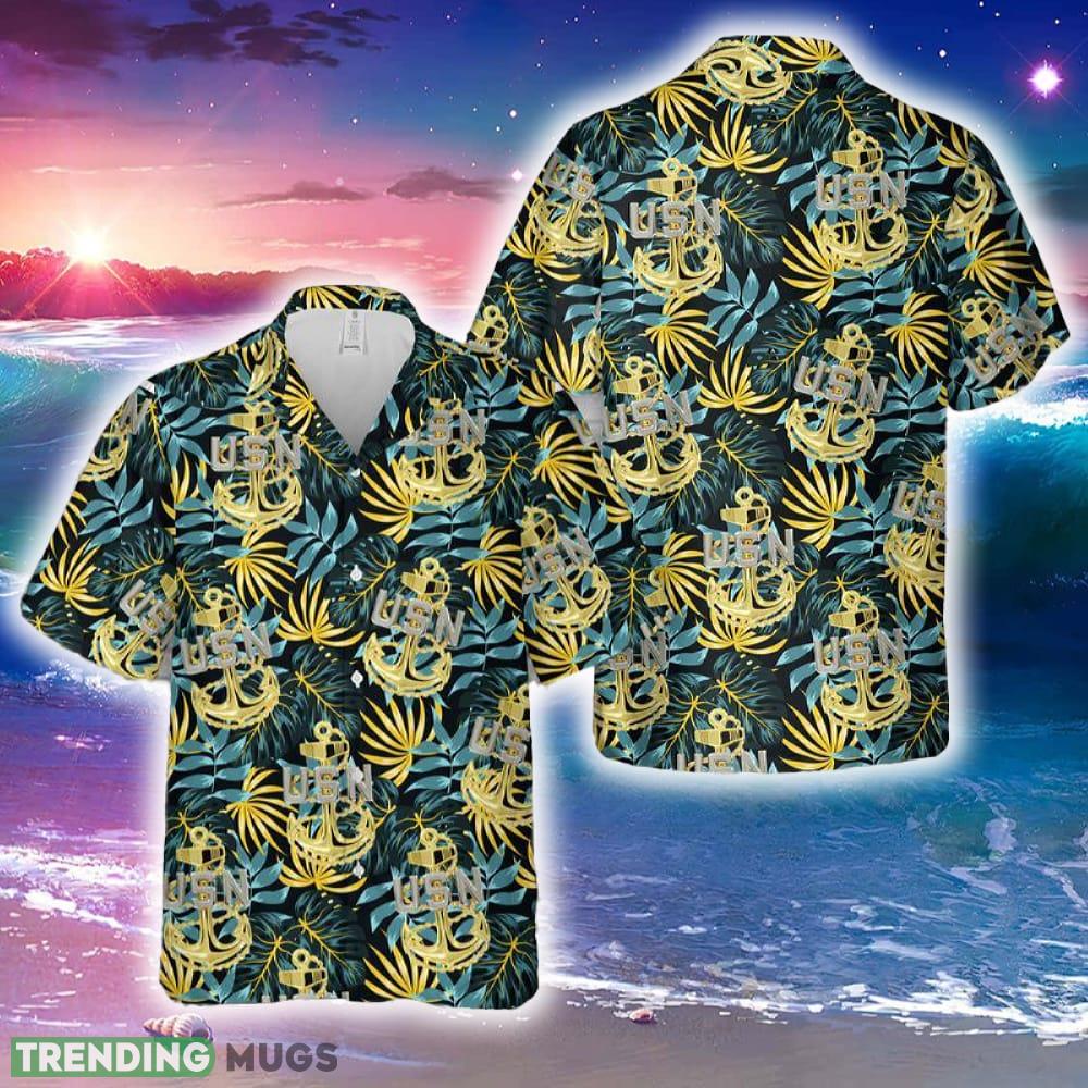 US Navy Chief Anchor Hawaiian Shirt Tropical Summer - US Navy Chief Anchor Hawaiian Shirt Tropical Summer US Navy Chief Anchor Hawaiian Shirt Tropical Summer - US Navy Chief Anchor Hawaiian Shirt Tropical Summer