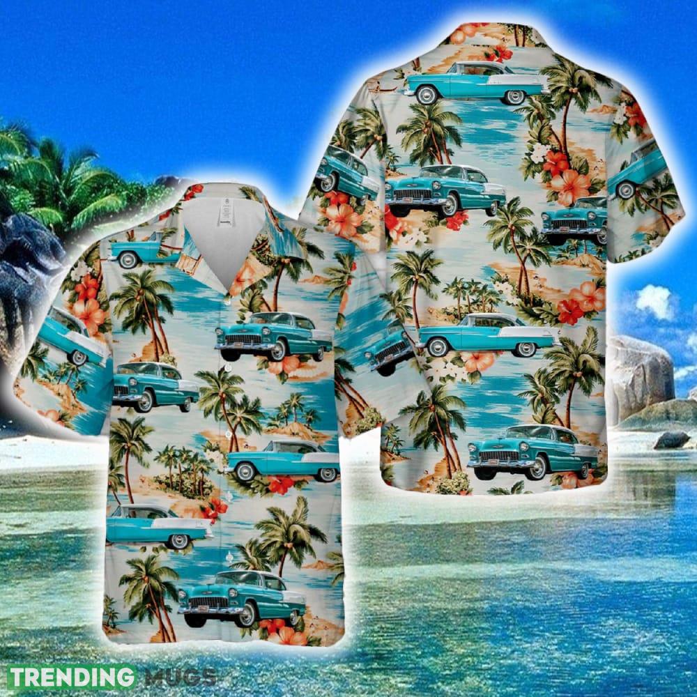 1955 Chevrolet BEL AIR GEORGE JONES Hawaiian Shirt For Beach Fans - 1955 Chevrolet BEL AIR GEORGE JONES Hawaiian Shirt For Beach Fans 1955 Chevrolet BEL AIR GEORGE JONES Hawaiian Shirt For Beach Fans - 1955 Chevrolet BEL AIR GEORGE JONES Hawaiian Shirt For Beach Fans