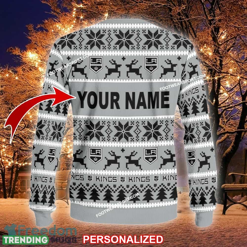 Custom Name NEW Jumper Los Angeles Kings Ugly Christmas Sweater Gift Holidays 3D Sweater Custom Name NEW Jumper Los Angeles Kings Ugly Christmas Sweater Gift Holidays 3D Sweater