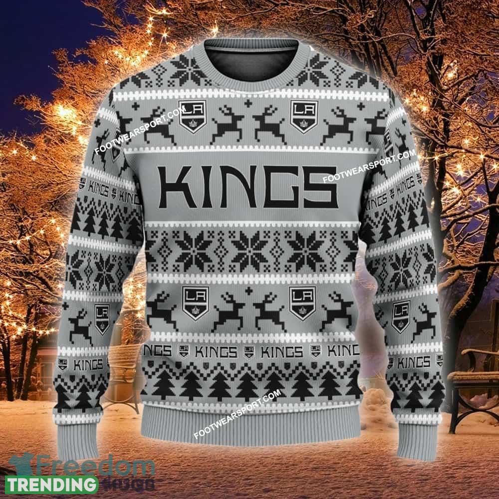 Custom Name NEW Jumper Los Angeles Kings Ugly Christmas Sweater Gift Holidays - NHL Los Angeles Kings Ugly Christmas Sweater For Men And Women Photo 1 Custom Name NEW Jumper Los Angeles Kings Ugly Christmas Sweater Gift Holidays - NHL Los Angeles Kings Ugly Christmas Sweater For Men And Women Photo 1