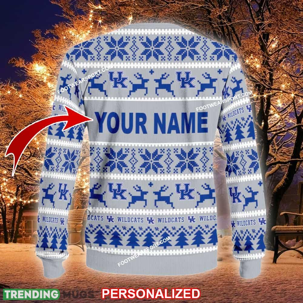 Custom Name NEW Men Kentucky Wildcats Ugly Christmas Sweater Gift For Men And Women 3D Sweater Custom Name NEW Men Kentucky Wildcats Ugly Christmas Sweater Gift For Men And Women 3D Sweater