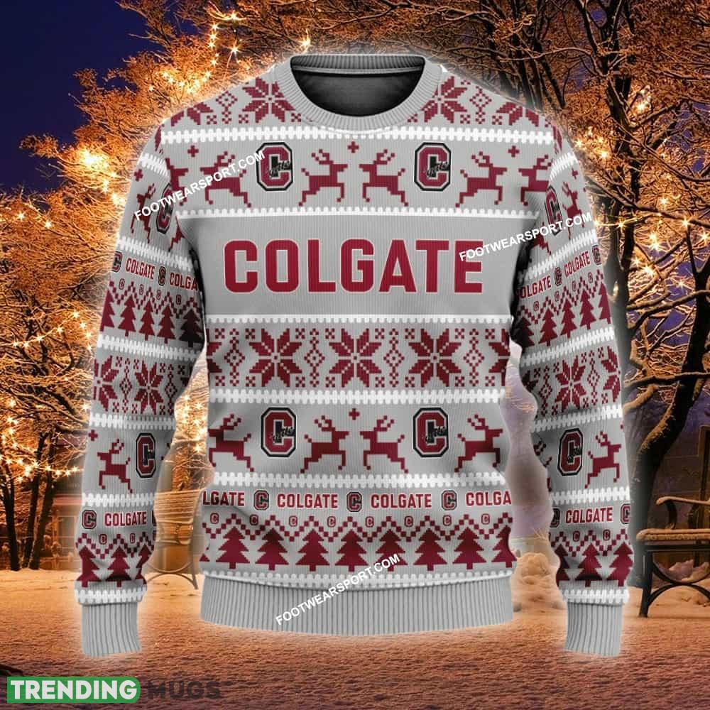 Custom Name NEW Mittens Colgate Raiders Knitted Christmas Sweater AOP Gift Holidays - NCAA2 Colgate Raiders Ugly Christmas Sweater For Men And Women Photo 1 Custom Name NEW Mittens Colgate Raiders Knitted Christmas Sweater AOP Gift Holidays - NCAA2 Colgate Raiders Ugly Christmas Sweater For Men And Women Photo 1