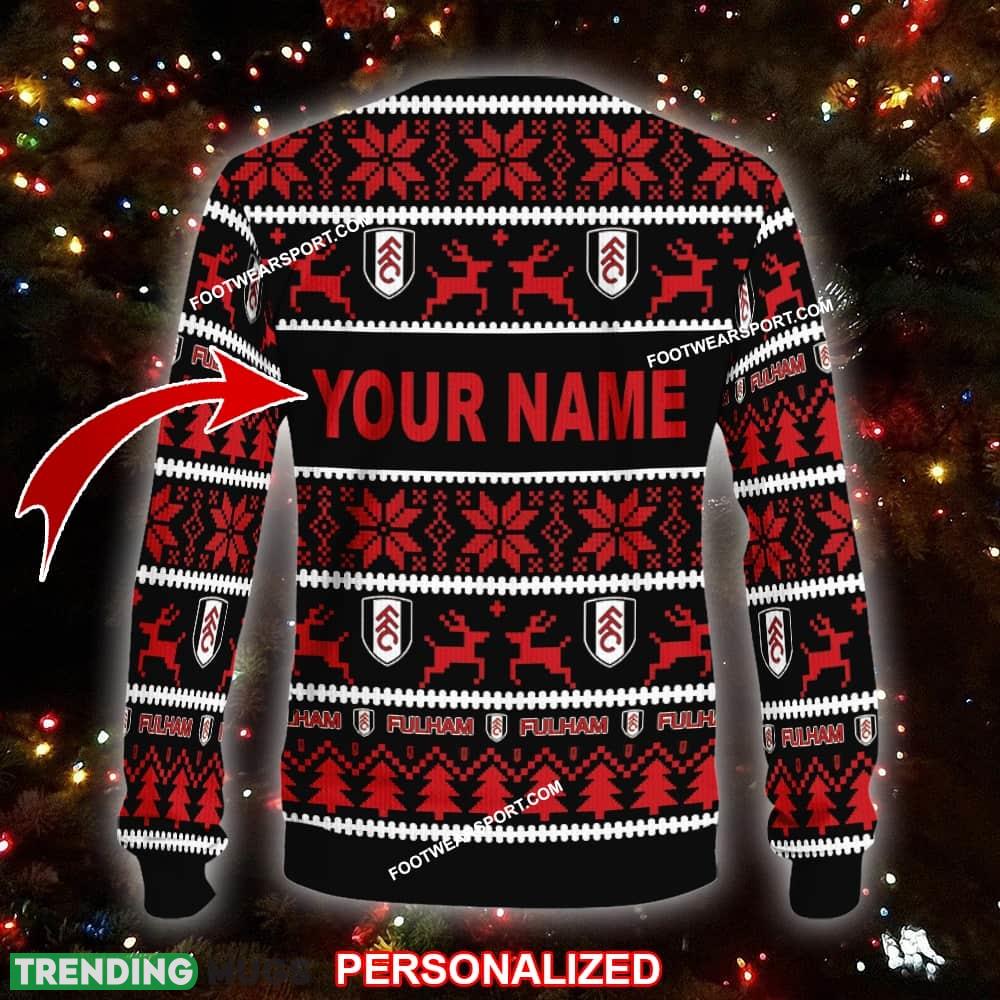 Custom Name NEW Neckline Fulham Knitted Xmas Sweater Gift For Men And Women 3D Sweater Custom Name NEW Neckline Fulham Knitted Xmas Sweater Gift For Men And Women 3D Sweater