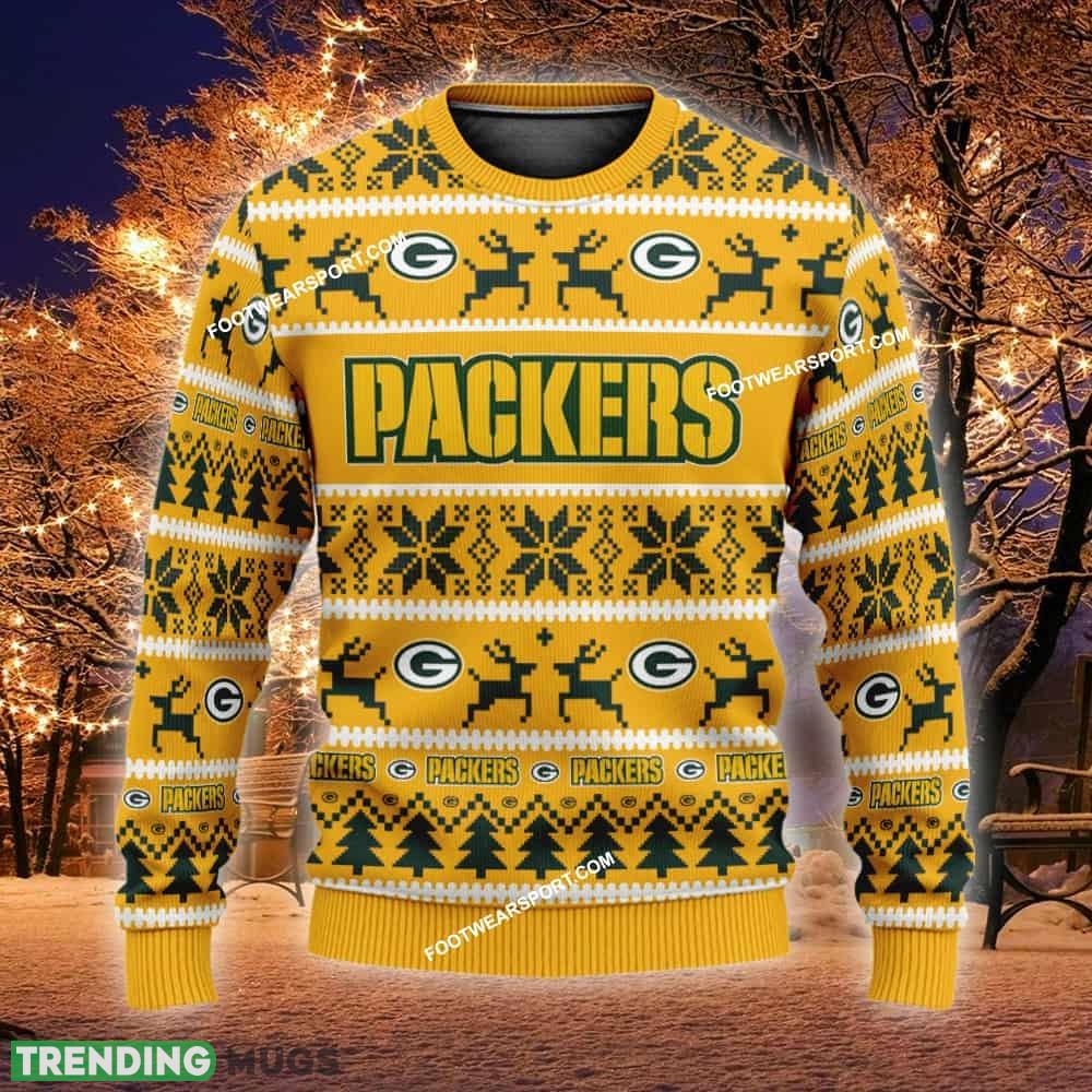 Custom Name NEW Ornament Green Bay Packers Ugly Christmas Sweater Gift For Men And Women - NFL Green Bay Packers Ugly Christmas Sweater For Men And Women Photo 1 Custom Name NEW Ornament Green Bay Packers Ugly Christmas Sweater Gift For Men And Women - NFL Green Bay Packers Ugly Christmas Sweater For Men And Women Photo 1
