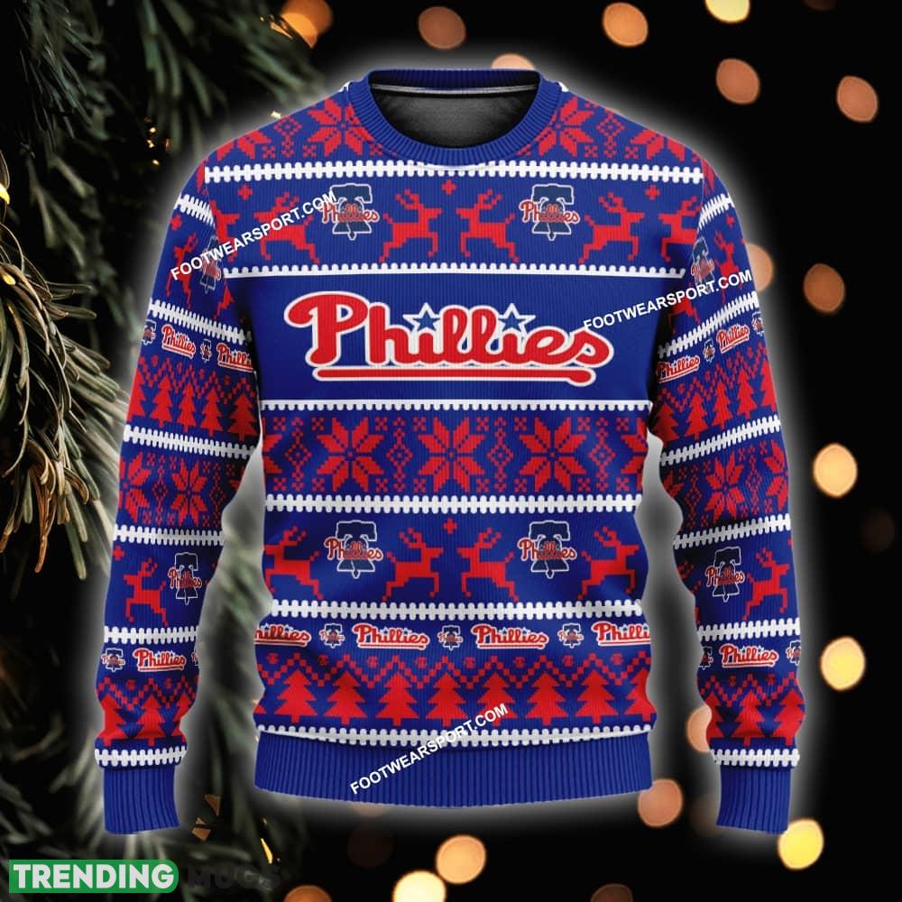 Custom Name NEW Party Philadelphia Phillies Ugly Xmas 3D Sweater Gift For Men And Women - MLB Philadelphia Phillies Ugly Christmas Sweater For Men And Women Photo 1 Custom Name NEW Party Philadelphia Phillies Ugly Xmas 3D Sweater Gift For Men And Women - MLB Philadelphia Phillies Ugly Christmas Sweater For Men And Women Photo 1