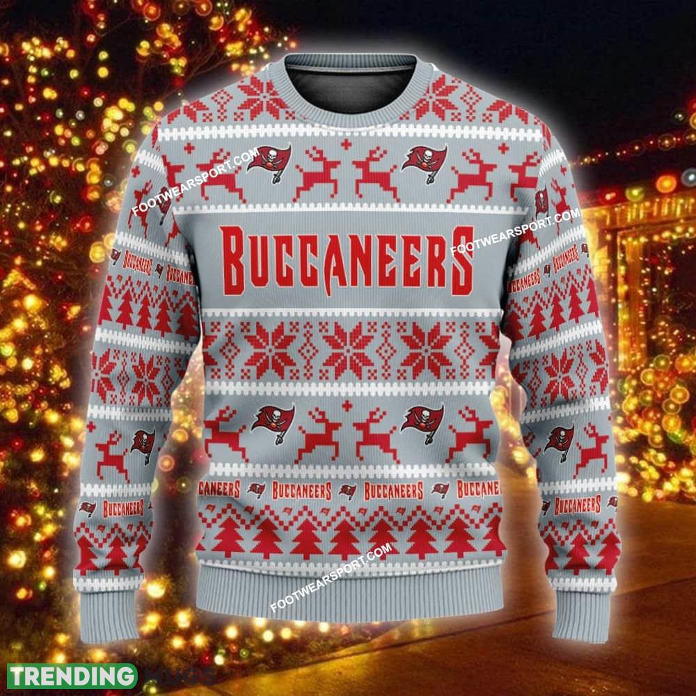 Custom Name NEW Party Tampa Bay Buccaneers Ugly Xmas Sweater Gift Holidays - NFL Tampa Bay Buccaneers Ugly Christmas Sweater For Men And Women Photo 1 Custom Name NEW Party Tampa Bay Buccaneers Ugly Xmas Sweater Gift Holidays - NFL Tampa Bay Buccaneers Ugly Christmas Sweater For Men And Women Photo 1