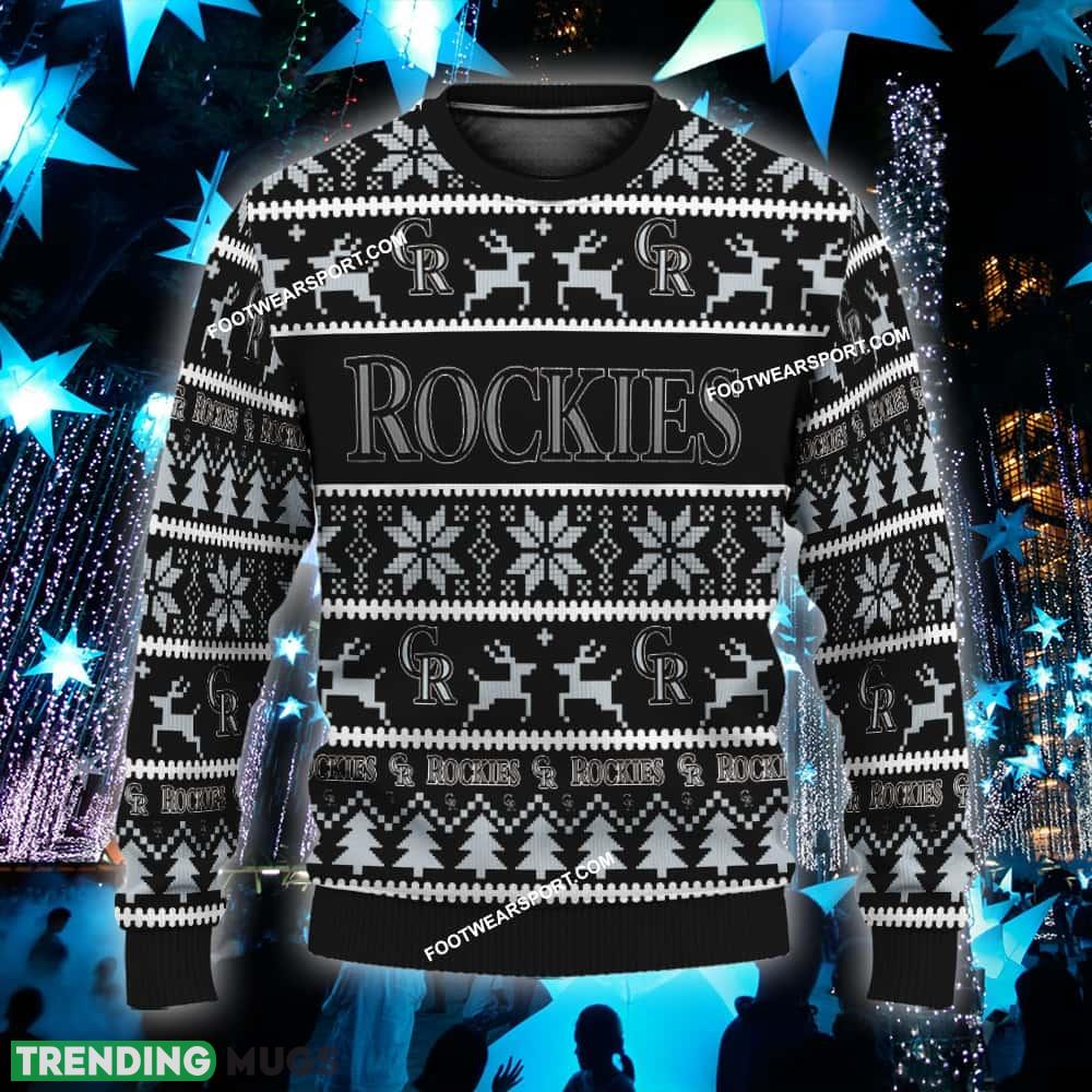 Custom Name NEW Red Colorado Rockies Ugly Christmas 3D Sweater Gift For Men And Women - MLB Colorado Rockies Ugly Christmas Sweater For Men And Women Photo 1 Custom Name NEW Red Colorado Rockies Ugly Christmas 3D Sweater Gift For Men And Women - MLB Colorado Rockies Ugly Christmas Sweater For Men And Women Photo 1