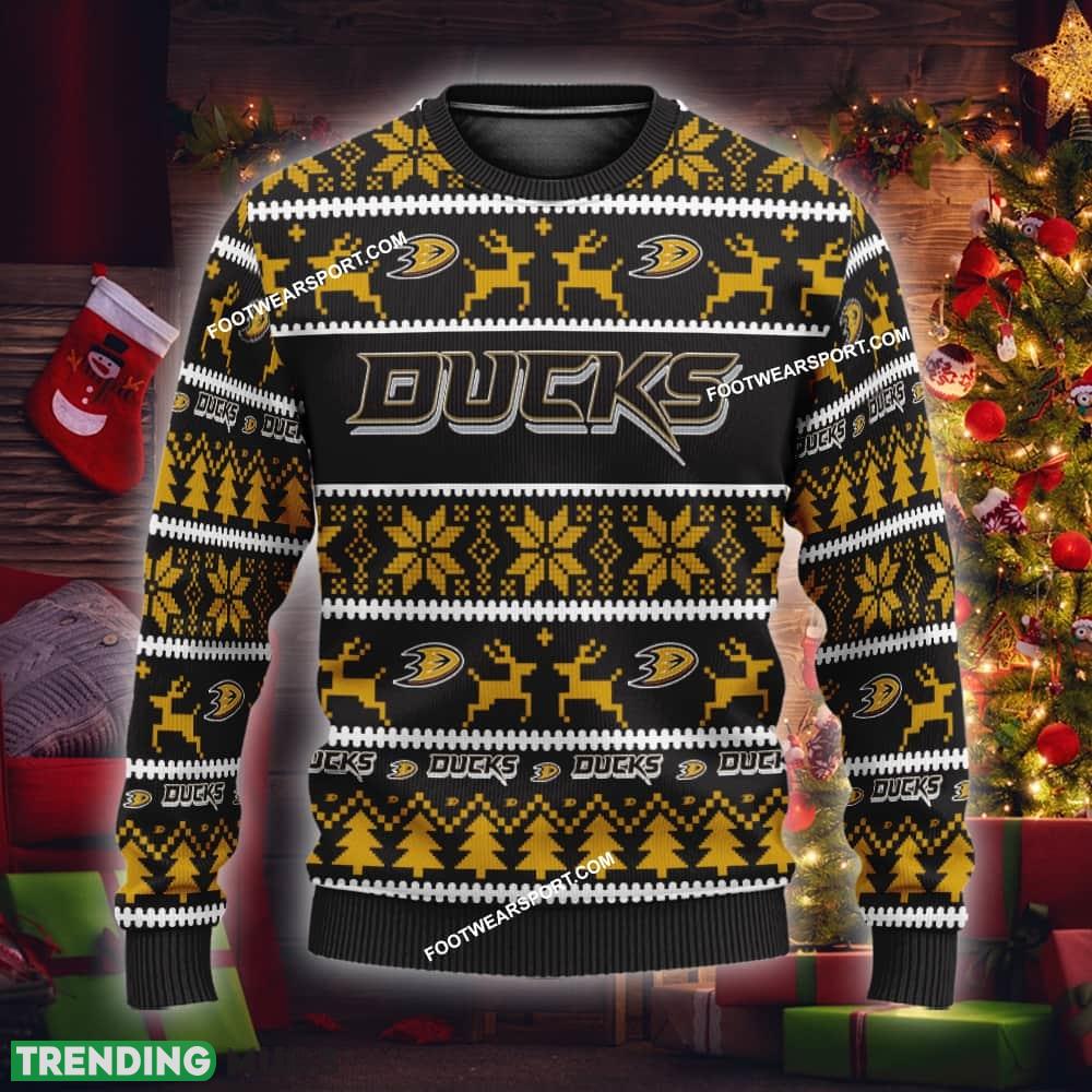 Custom Name NEW Retail Anaheim Ducks Ugly Christmas 3D Sweater Gift For Men And Women - NHL Anaheim Ducks Ugly Christmas Sweater For Men And Women Photo 1 Custom Name NEW Retail Anaheim Ducks Ugly Christmas 3D Sweater Gift For Men And Women - NHL Anaheim Ducks Ugly Christmas Sweater For Men And Women Photo 1