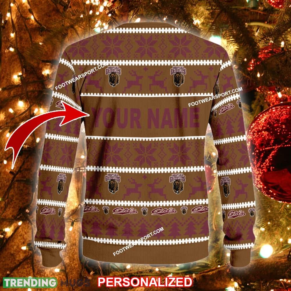 Custom Name NEW Retailer Montana Grizzlies Knitted Christmas Sweater Gift For Adult 3D Sweater Custom Name NEW Retailer Montana Grizzlies Knitted Christmas Sweater Gift For Adult 3D Sweater