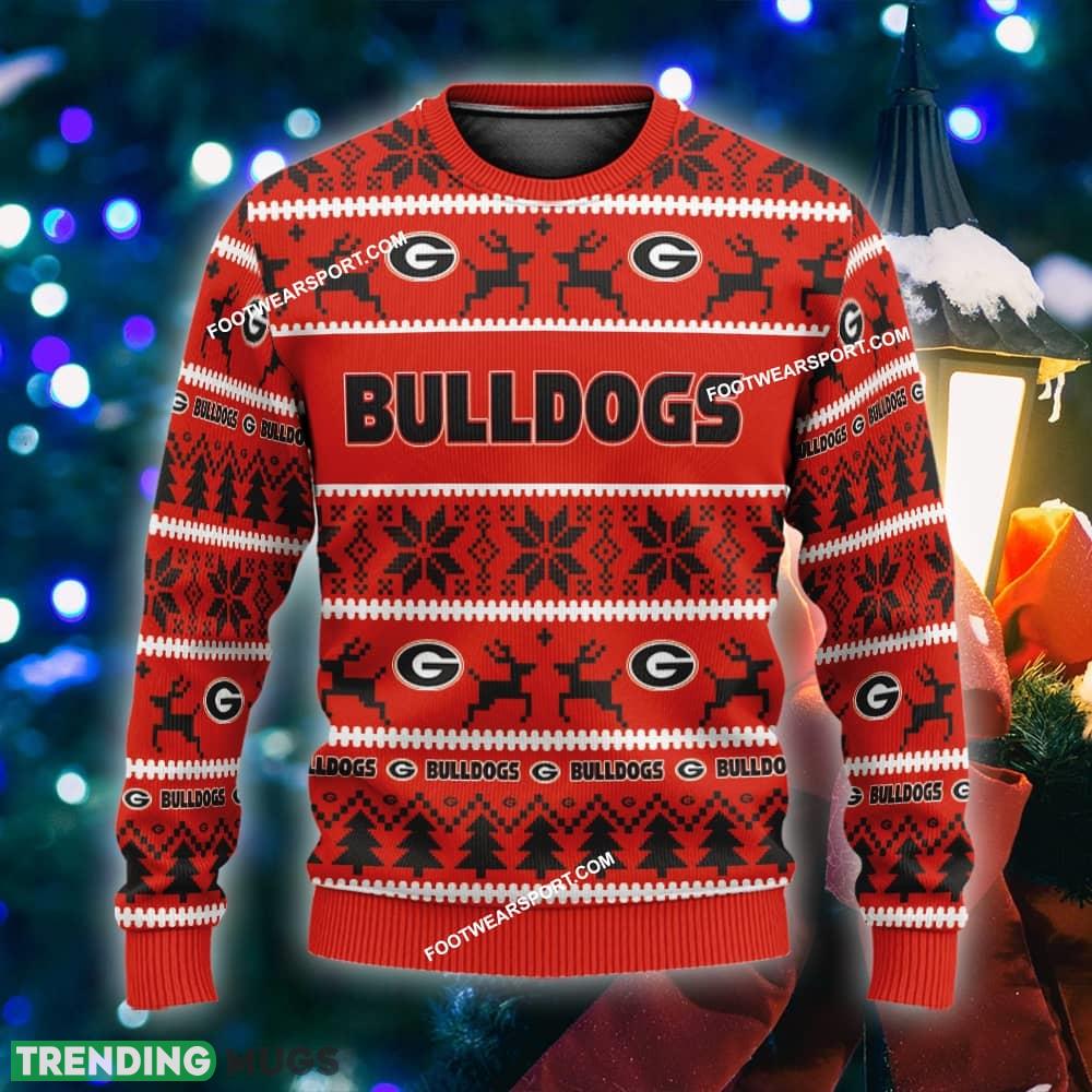 Custom Name NEW Savior Georgia Bulldogs Knitted Christmas Sweater Gift For Adult - NCAA Georgia Bulldogs Ugly Christmas Sweater For Men And Women Photo 1 Custom Name NEW Savior Georgia Bulldogs Knitted Christmas Sweater Gift For Adult - NCAA Georgia Bulldogs Ugly Christmas Sweater For Men And Women Photo 1