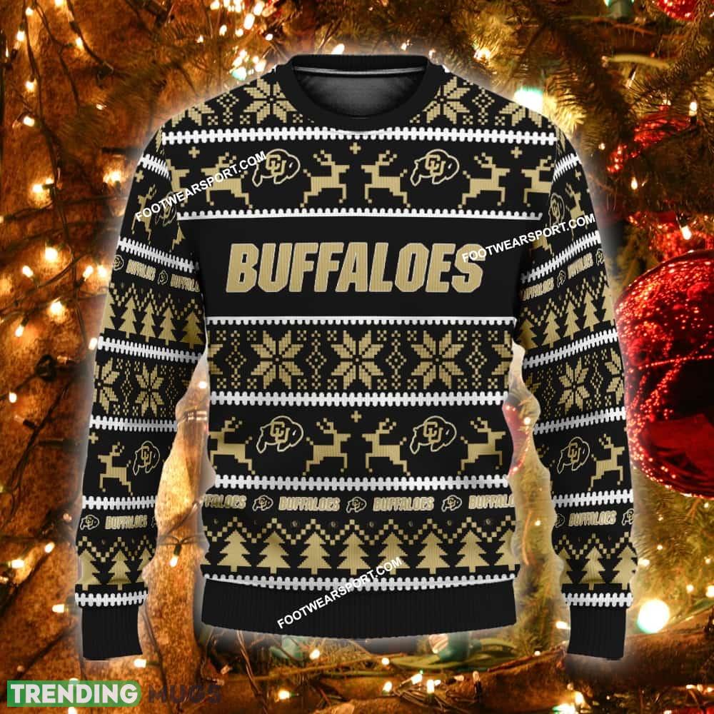 Custom Name NEW Singing Colorado Buffaloes Ugly Christmas Sweater Gift For Men And Women - NCAA Colorado Buffaloes Ugly Christmas Sweater For Men And Women Photo 1 Custom Name NEW Singing Colorado Buffaloes Ugly Christmas Sweater Gift For Men And Women - NCAA Colorado Buffaloes Ugly Christmas Sweater For Men And Women Photo 1