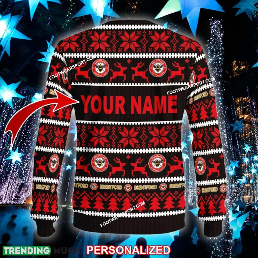 Custom Name NEW Stylish Brentford Knitted Christmas Sweater Gift For Adult 3D Sweater Custom Name NEW Stylish Brentford Knitted Christmas Sweater Gift For Adult 3D Sweater