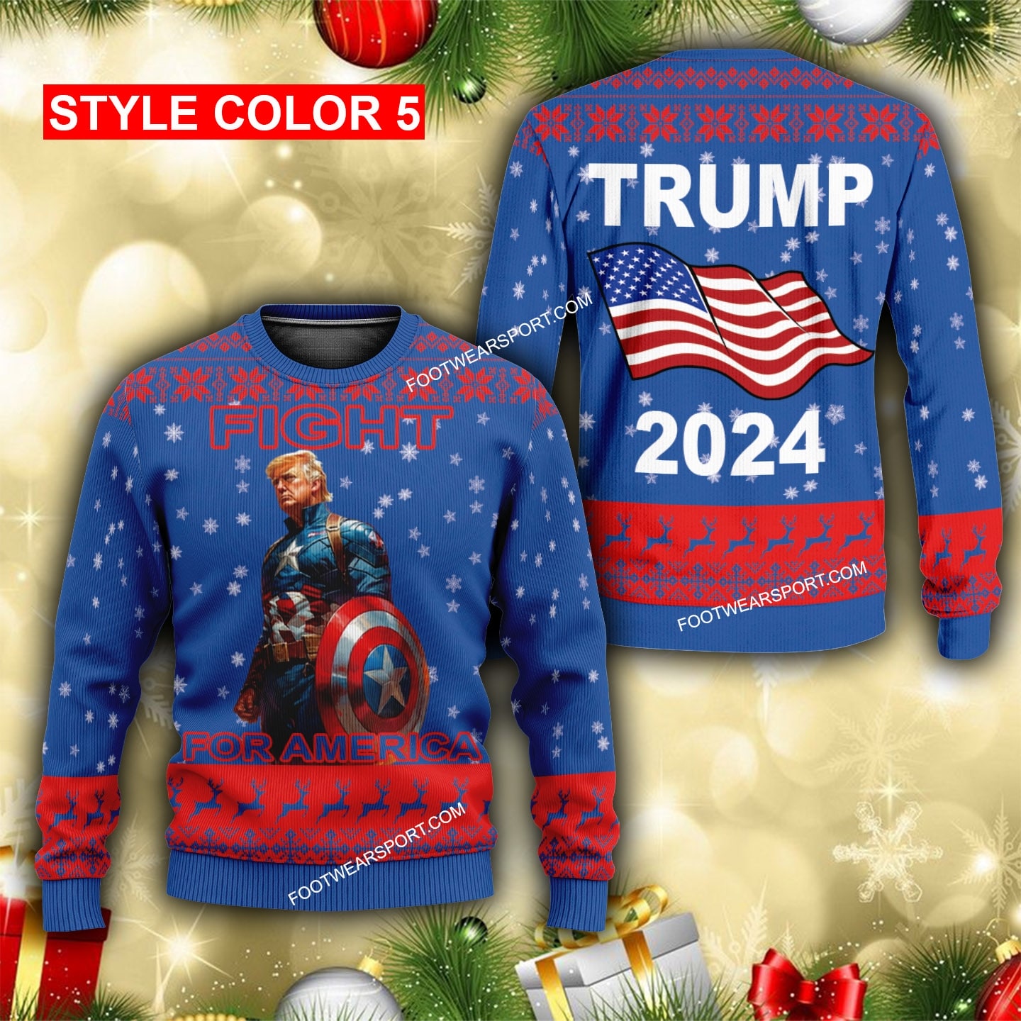 Donald Trump Is The New Captain America And We Can See His Iconic Shield Royal Blue 3D Sweater Ugly Vote Trump Hot Trending For Fans - 200824-084518 Donald Trump Is The New Captain America And We Can See His Iconic Shield Royal Blue 3D Sweater Ugly Vote Trump Hot Trending For Fans - 200824-084518