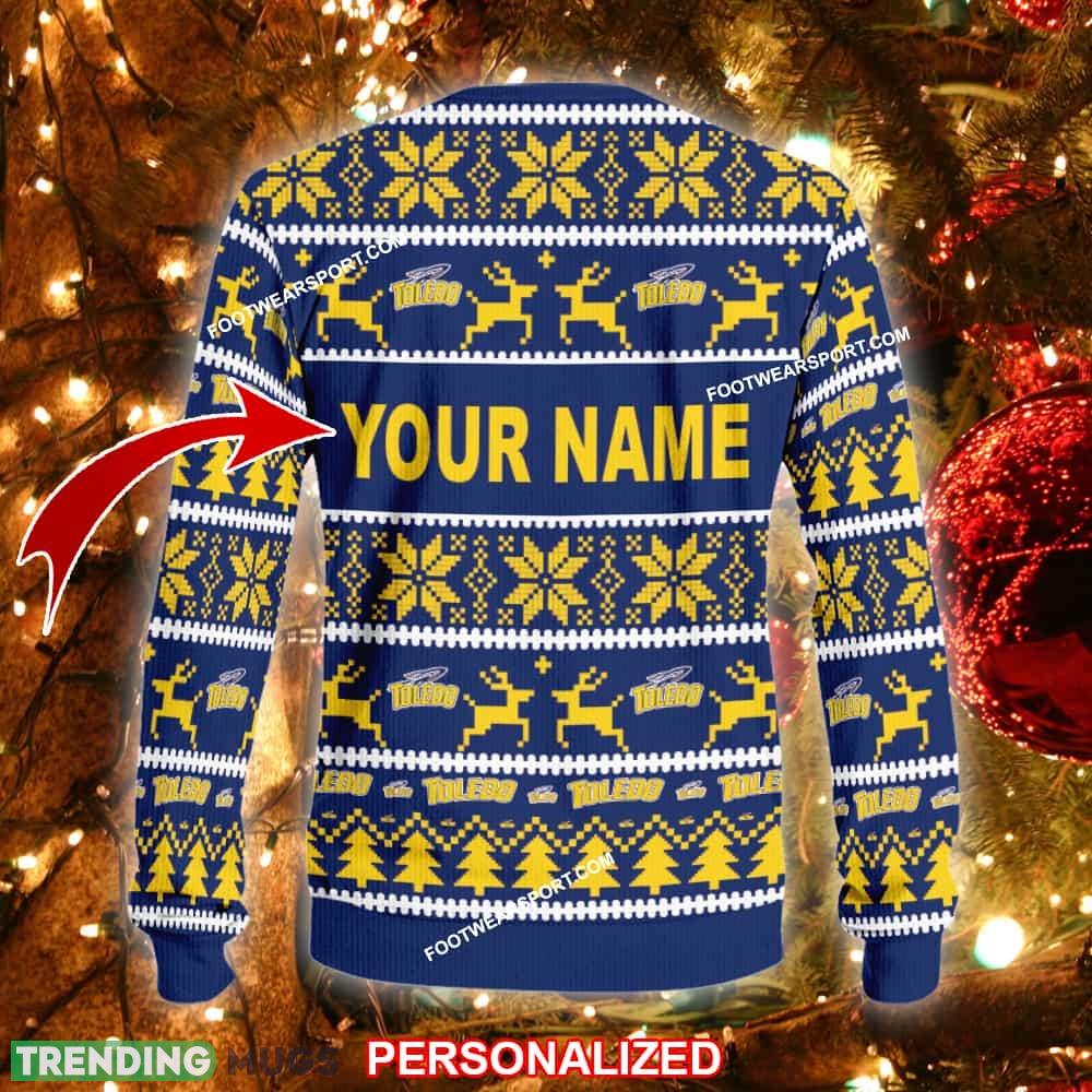 NEW Jingle Toledo Rockets Ugly Christmas Sweater Gift For Men And Women 3D Sweater NEW Jingle Toledo Rockets Ugly Christmas Sweater Gift For Men And Women 3D Sweater