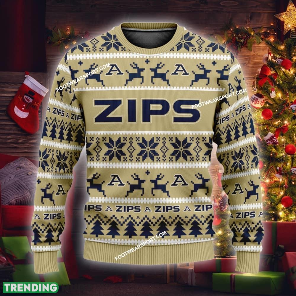 NEW Kringle Akron Zips Knitted Christmas Sweater AOP Gift Holidays - NCAA Akron Zips Ugly Christmas Sweater For Men And Women Photo 1 NEW Kringle Akron Zips Knitted Christmas Sweater AOP Gift Holidays - NCAA Akron Zips Ugly Christmas Sweater For Men And Women Photo 1