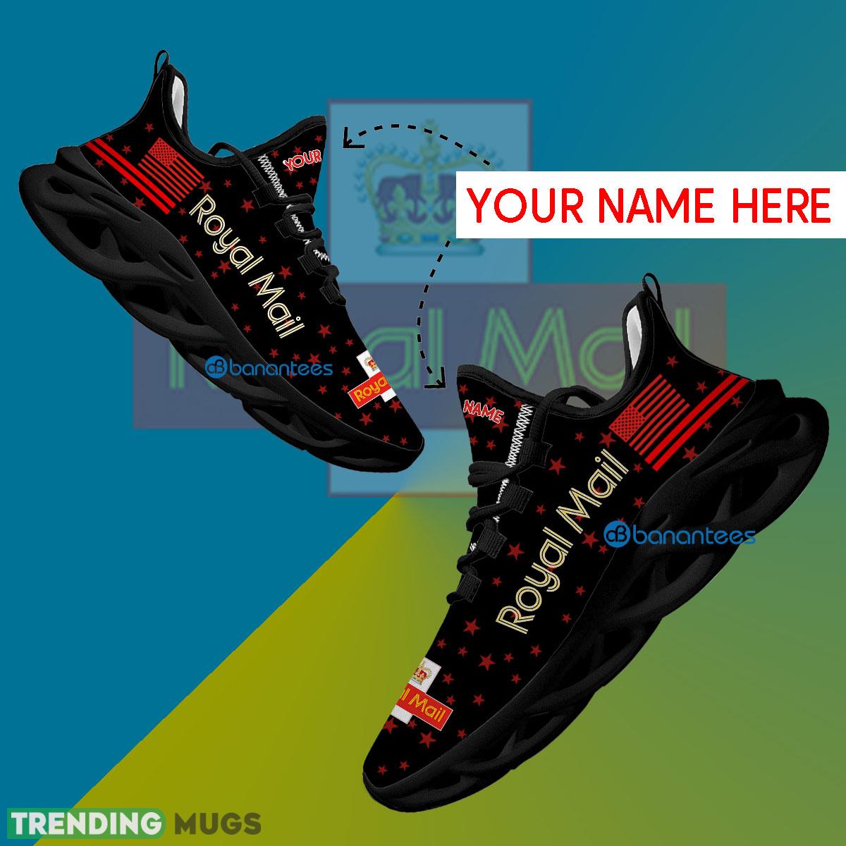 Royal Mail Running Sneaker Stride Custom Name Gift Max Soul Shoes USA Flag Star New For Fans - Royal Mail Running Shoes New Trending Personalized Photo 1 Royal Mail Running Sneaker Stride Custom Name Gift Max Soul Shoes USA Flag Star New For Fans - Royal Mail Running Shoes New Trending Personalized Photo 1
