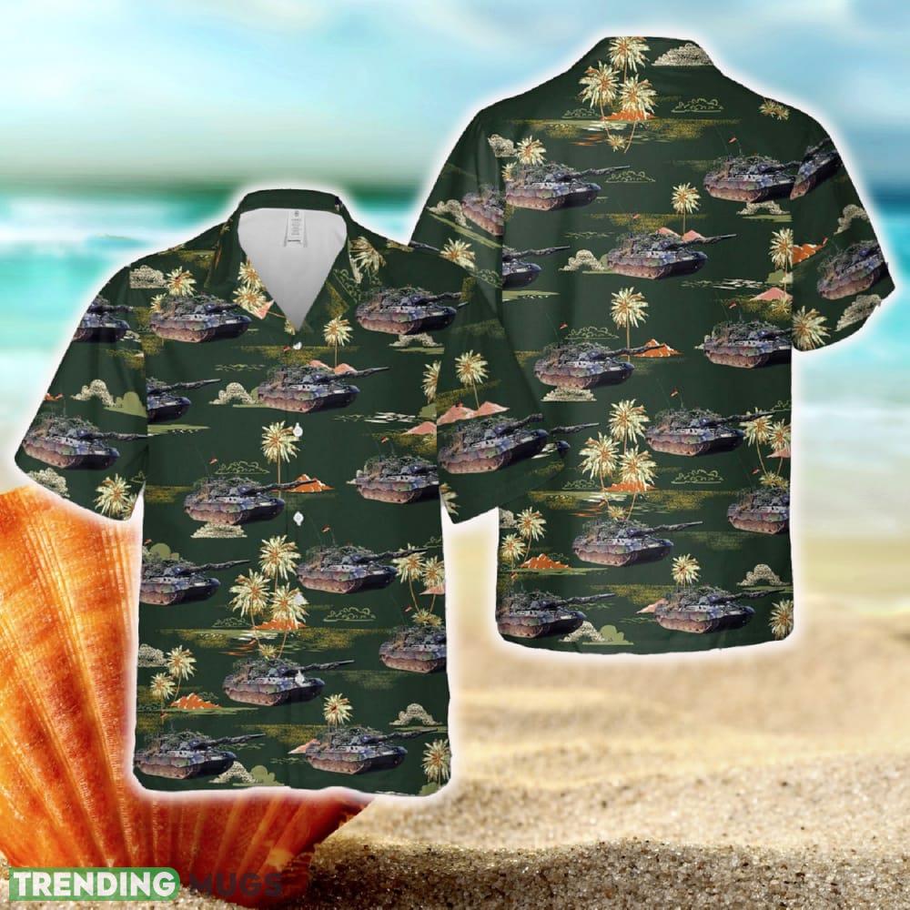 German Army Leopard 1A5 Hawaiian Shirt For Beach Fans - German Army Leopard 1A5 Hawaiian Shirt For Beach Fans German Army Leopard 1A5 Hawaiian Shirt For Beach Fans - German Army Leopard 1A5 Hawaiian Shirt For Beach Fans