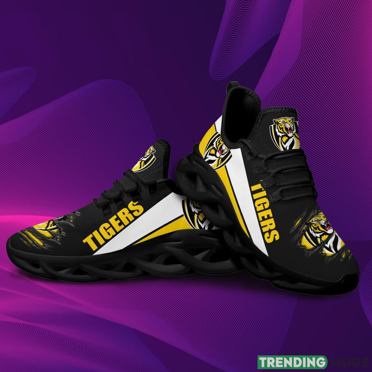AFL Richmond Tigers Max Soul Sneakers Running Sports Shoes Max Soul AFL Richmond Tigers Max Soul Sneakers Running Sports Shoes Max Soul