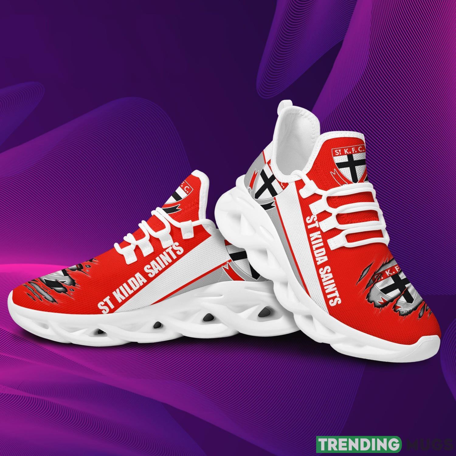 AFL St Kilda Saints Max Soul Sneakers Running Sports Shoes For Men Women Max Soul AFL St Kilda Saints Max Soul Sneakers Running Sports Shoes For Men Women Max Soul