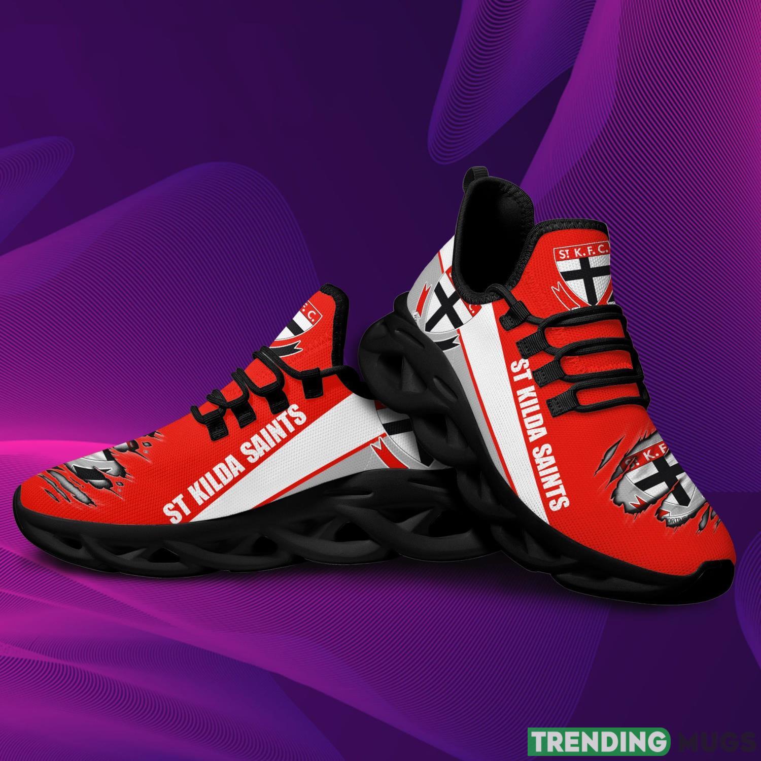 AFL St Kilda Saints Max Soul Sneakers Running Sports Shoes For Men Women Max Soul AFL St Kilda Saints Max Soul Sneakers Running Sports Shoes For Men Women Max Soul