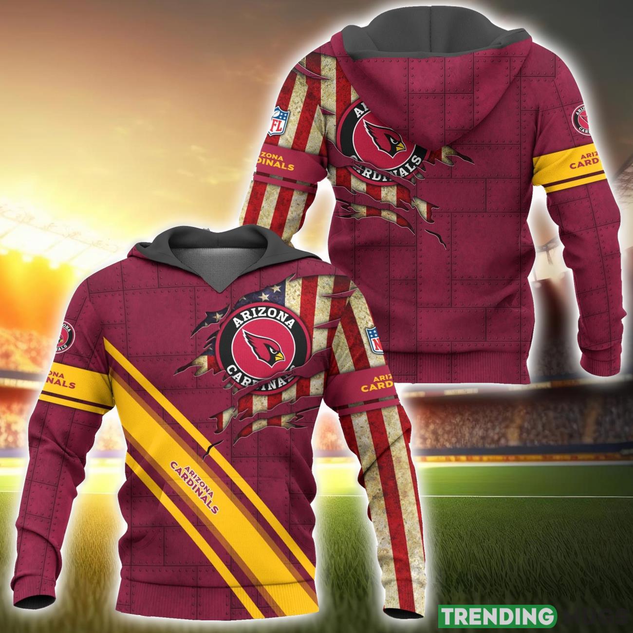 Arizona Cardinals NFL Sport Team 3D Hoodie For Fans Product Photo 1 Arizona Cardinals NFL Sport Team 3D Hoodie For Fans Product Photo 1