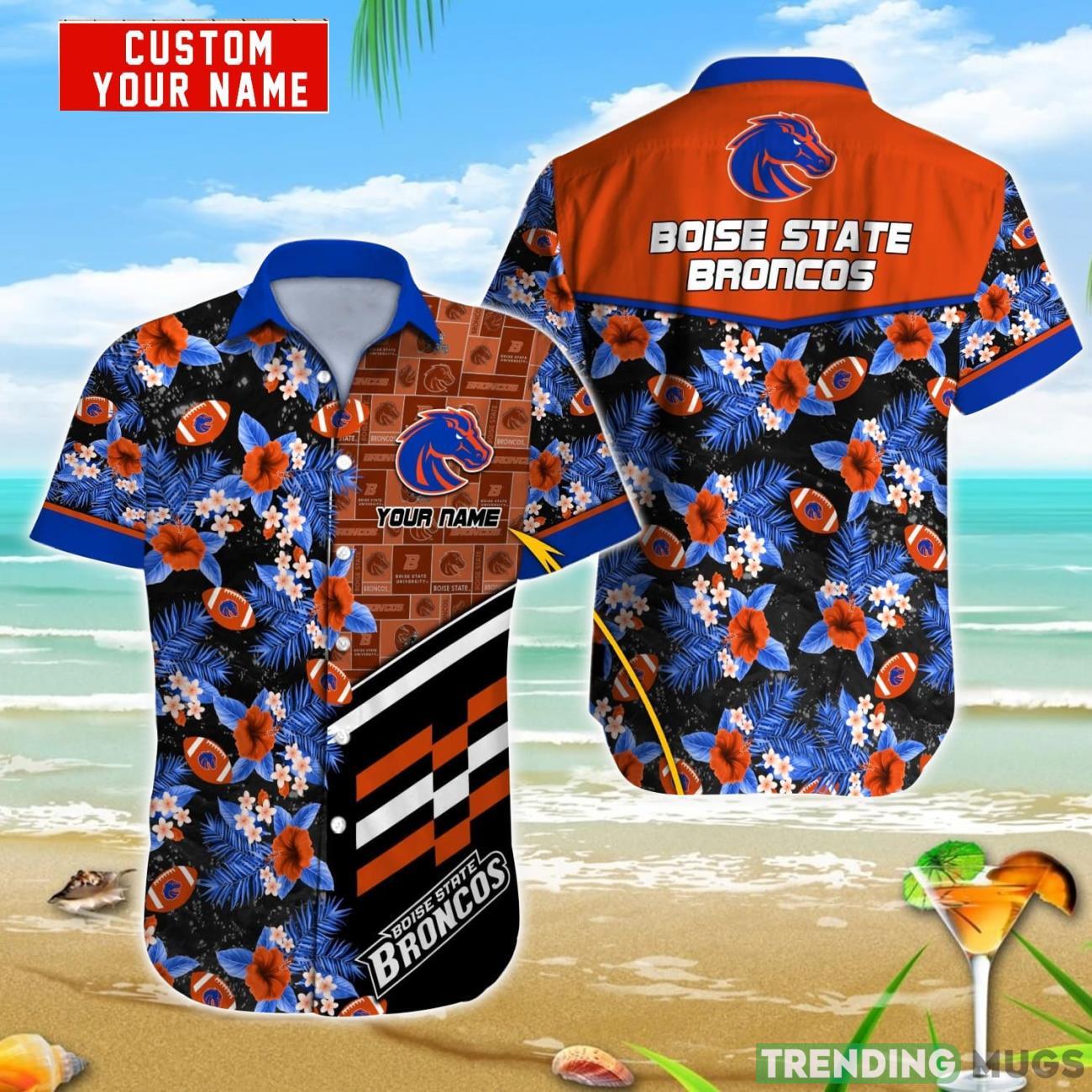 Boise State Broncos NCAA1 Hawaiian shirt Personalized Name Special Gift For Summer Vacation Product Photo 1 Boise State Broncos NCAA1 Hawaiian shirt Personalized Name Special Gift For Summer Vacation Product Photo 1