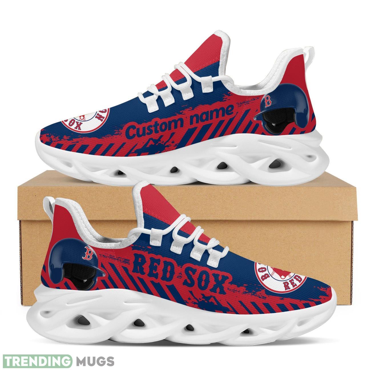 Boston Red Sox Baseball Team Helmet Custom Name Men And Women Max Soul Sneakers Max Soul Boston Red Sox Baseball Team Helmet Custom Name Men And Women Max Soul Sneakers Max Soul