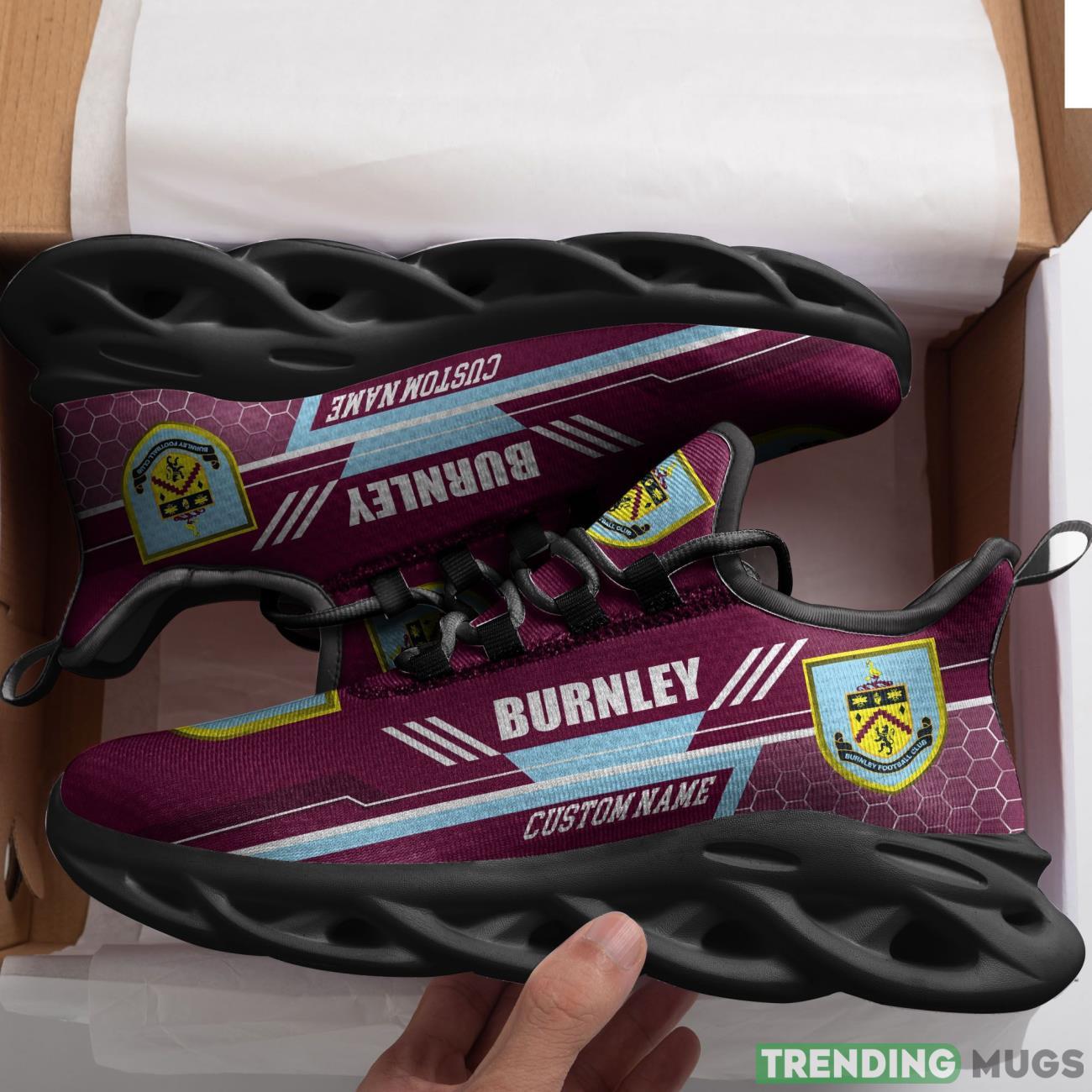 Burnley Custom Personalized Max Soul Sneakers Running Sports Shoes Max Soul Burnley Custom Personalized Max Soul Sneakers Running Sports Shoes Max Soul