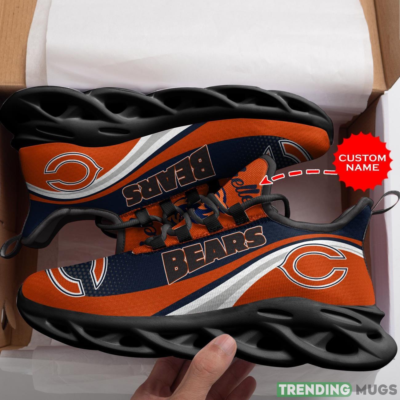 Chicago Bears Custom Personalized Max Soul Sneakers Running Sports Shoes Max Soul Chicago Bears Custom Personalized Max Soul Sneakers Running Sports Shoes Max Soul