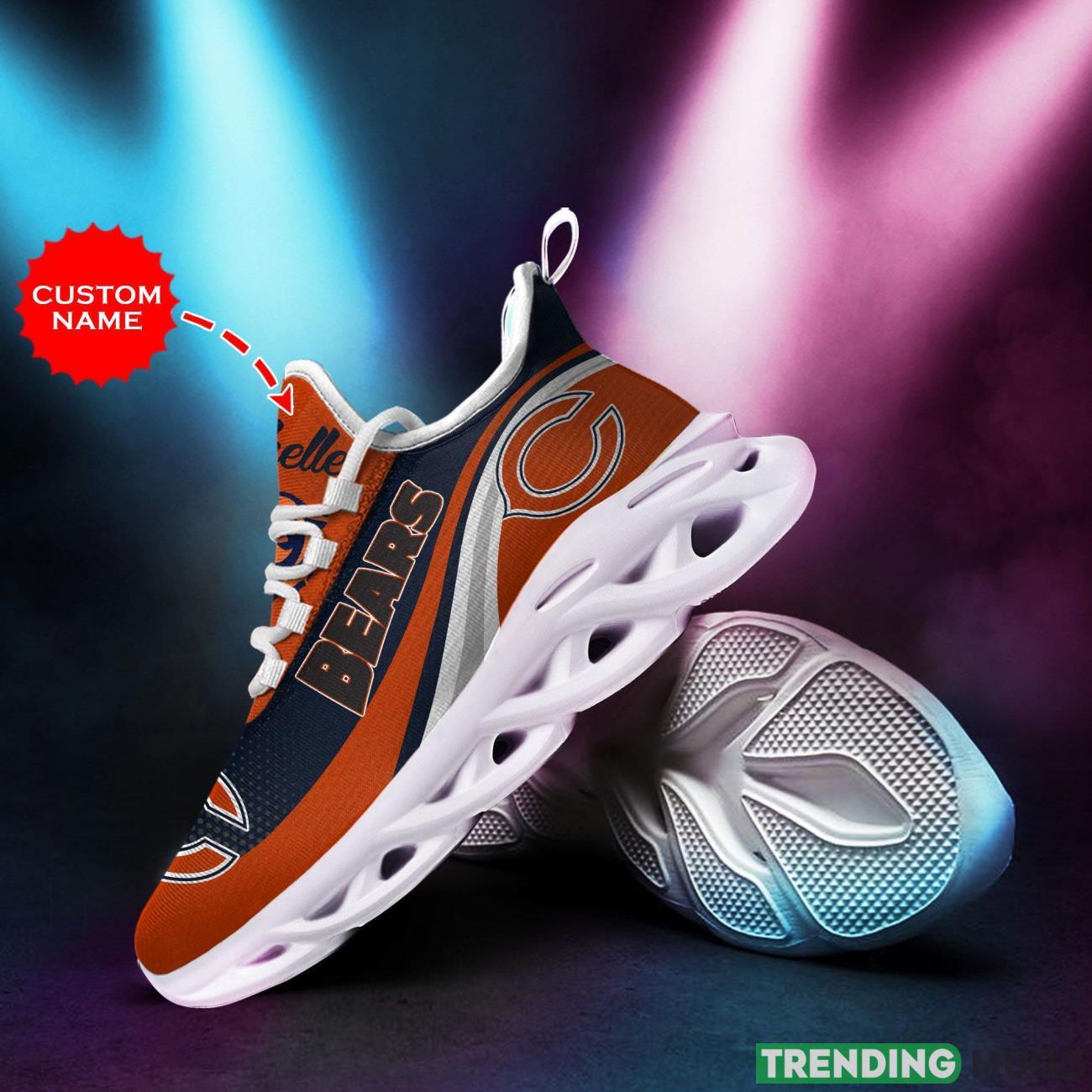 Chicago Bears Custom Personalized Max Soul Sneakers Running Sports Shoes Max Soul Chicago Bears Custom Personalized Max Soul Sneakers Running Sports Shoes Max Soul