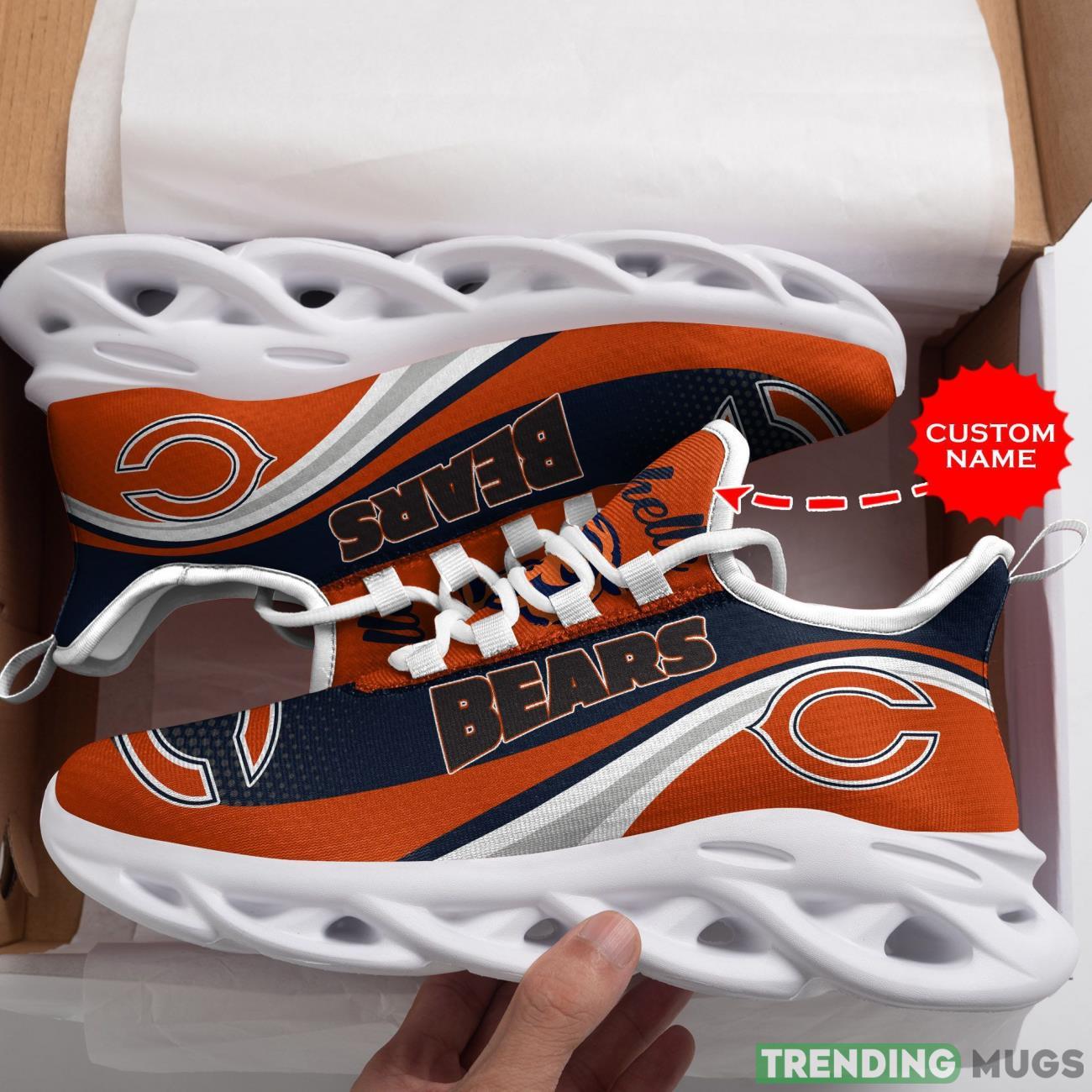 Chicago Bears Custom Personalized Max Soul Sneakers Running Sports Shoes Max Soul Chicago Bears Custom Personalized Max Soul Sneakers Running Sports Shoes Max Soul